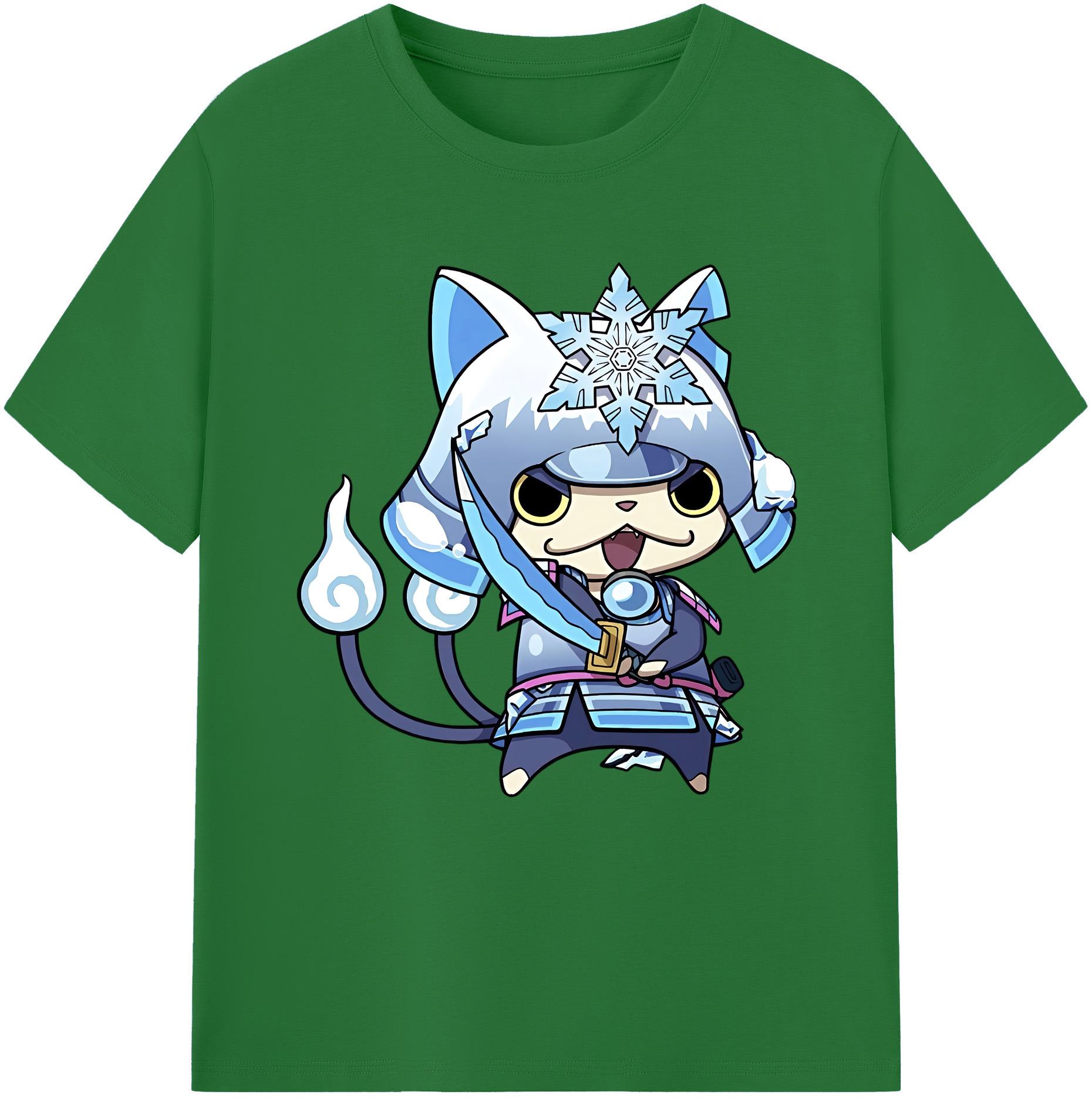 （画像用） 妖怪ウォッチ Yo-kai Watch 綿100％半袖Tシャツ（フロントプリント）