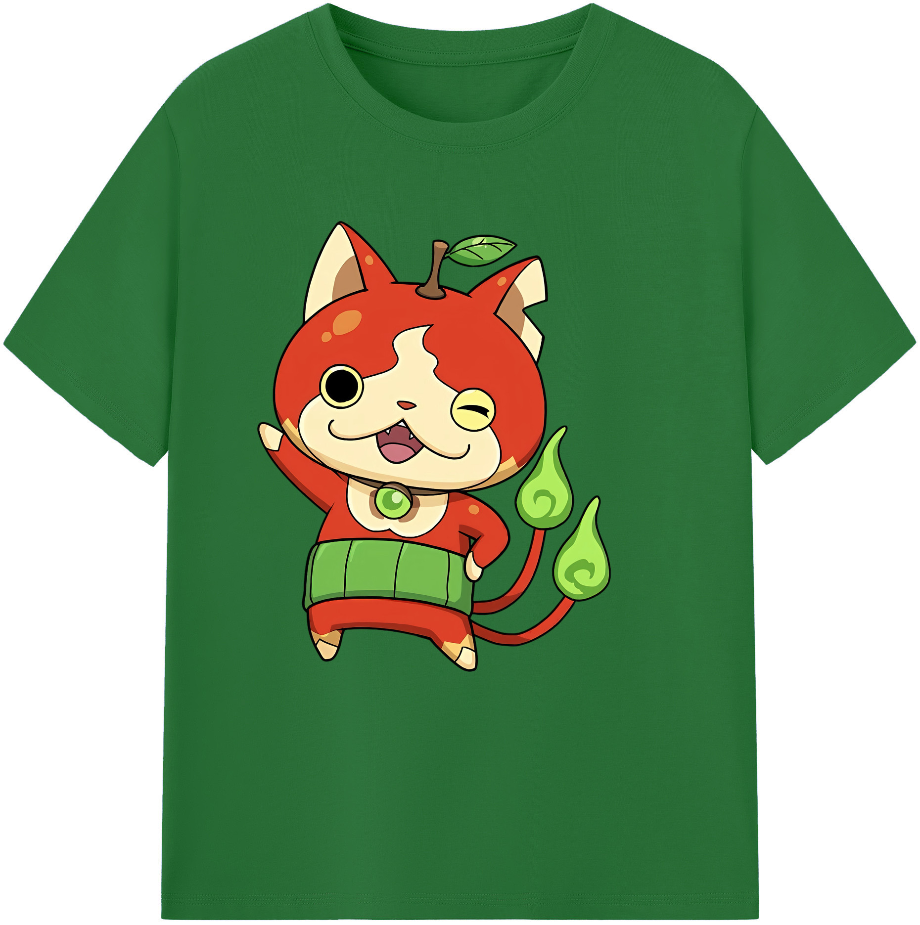 （画像用） 妖怪ウォッチ Yo-kai Watch 綿100％半袖Tシャツ（フロントプリント）