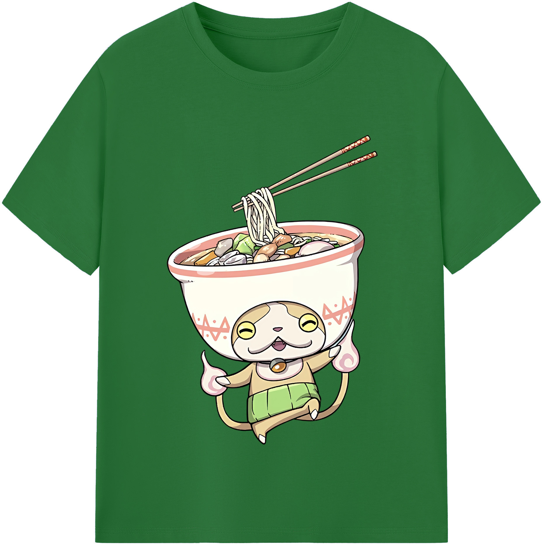 （画像用） 妖怪ウォッチ Yo-kai Watch 綿100％半袖Tシャツ（フロントプリント）