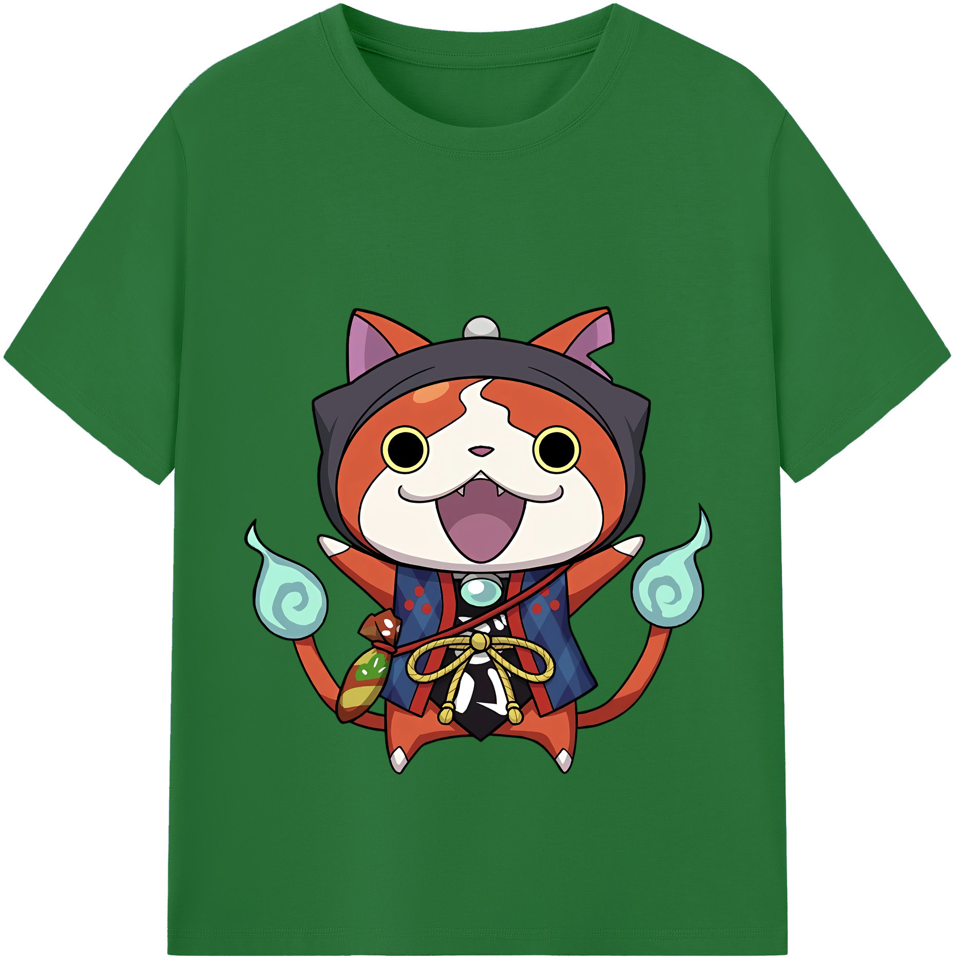 （画像用） 妖怪ウォッチ Yo-kai Watch 綿100％半袖Tシャツ（フロントプリント）