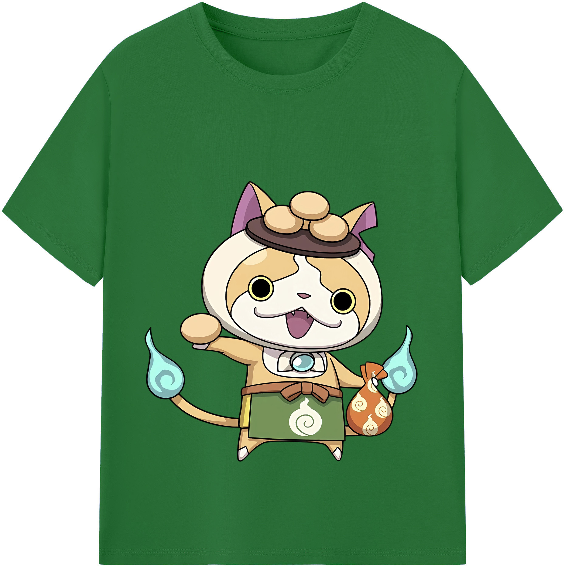 （画像用） 妖怪ウォッチ Yo-kai Watch 綿100％半袖Tシャツ（フロントプリント）