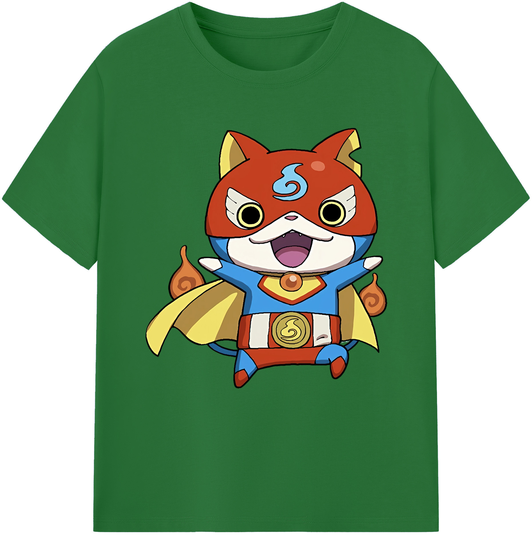 （画像用） 妖怪ウォッチ Yo-kai Watch 綿100％半袖Tシャツ（フロントプリント）
