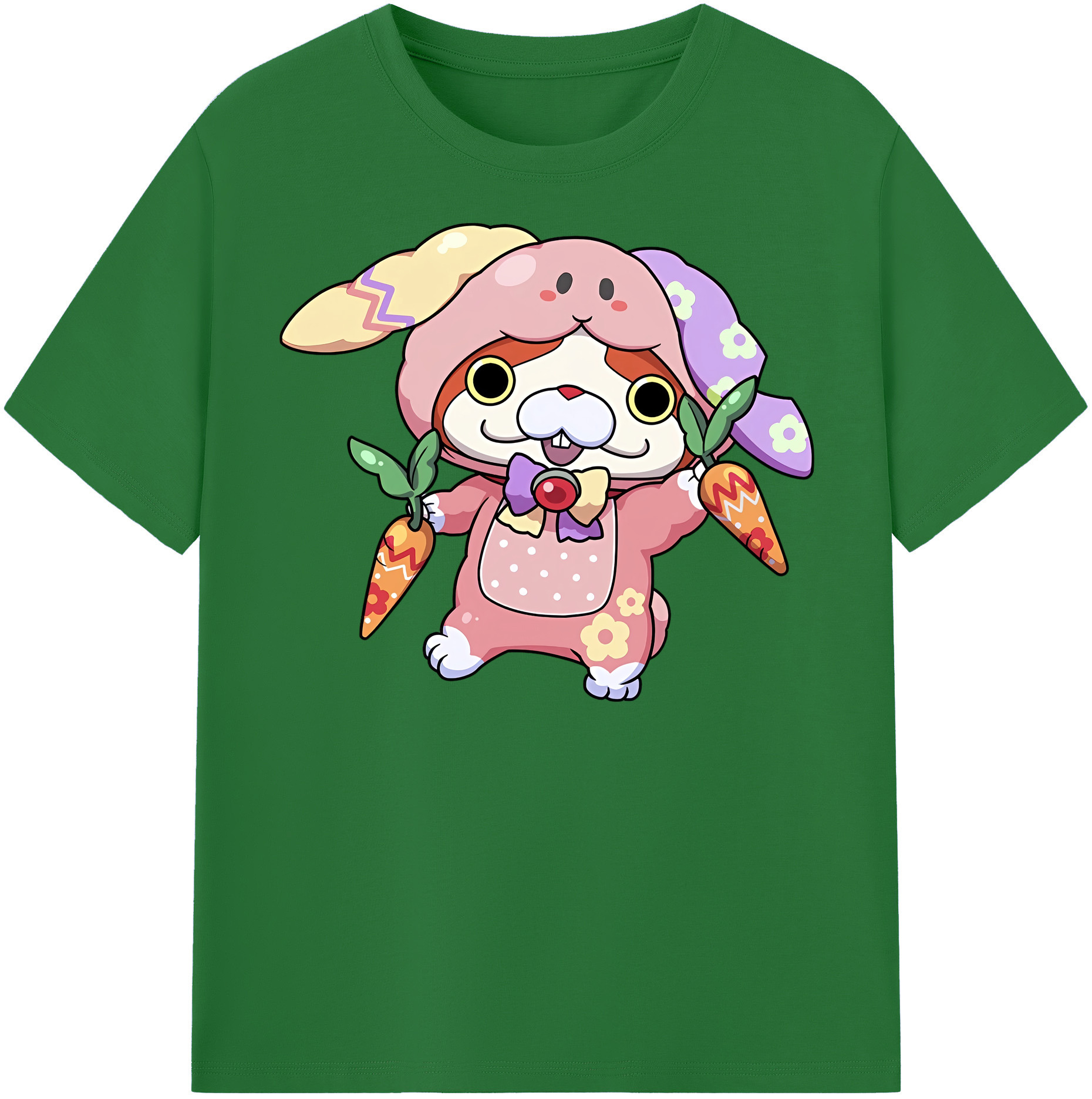 （画像用） 妖怪ウォッチ Yo-kai Watch 綿100％半袖Tシャツ（フロントプリント）