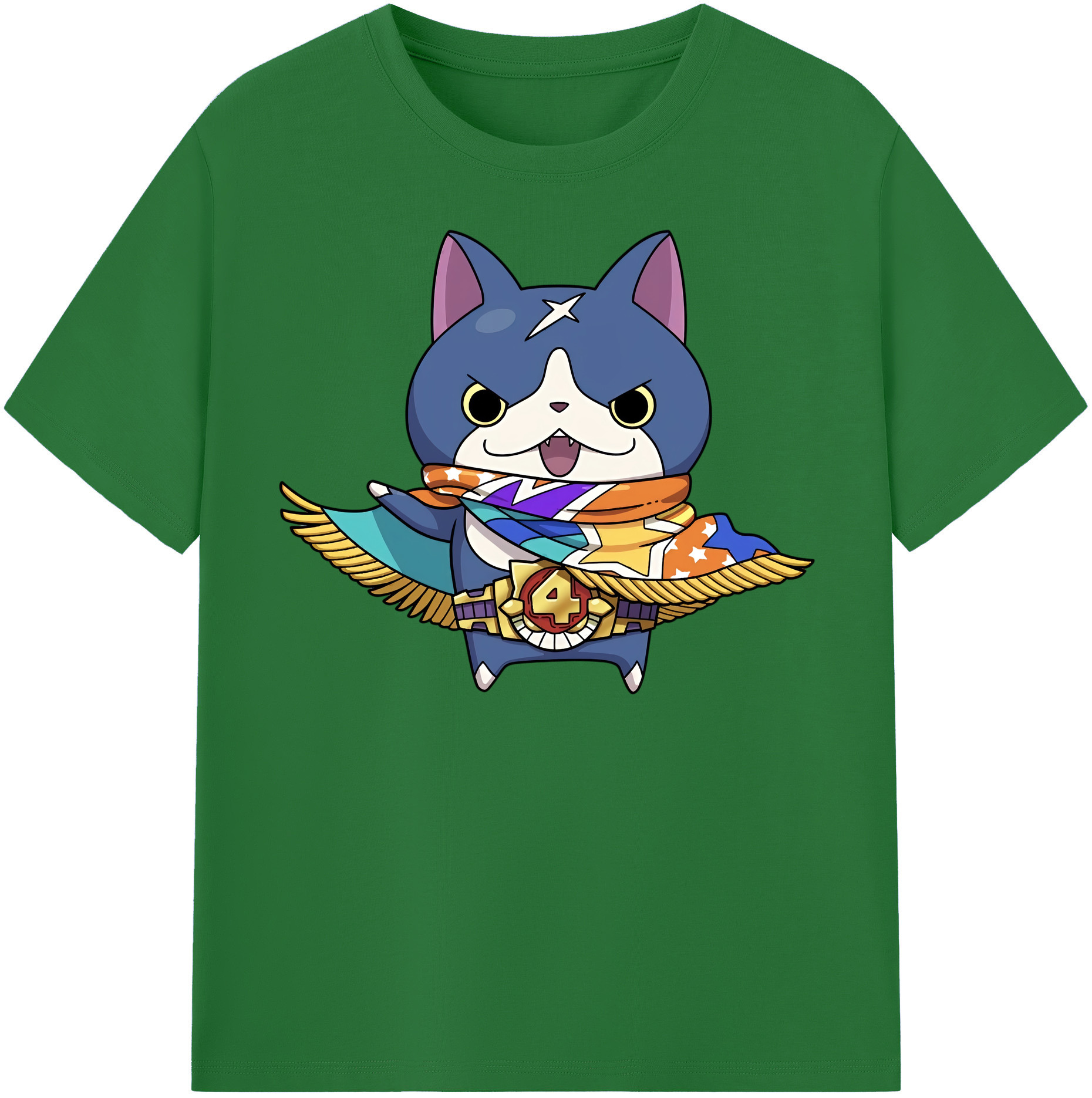 （画像用） 妖怪ウォッチ Yo-kai Watch 綿100％半袖Tシャツ（フロントプリント）