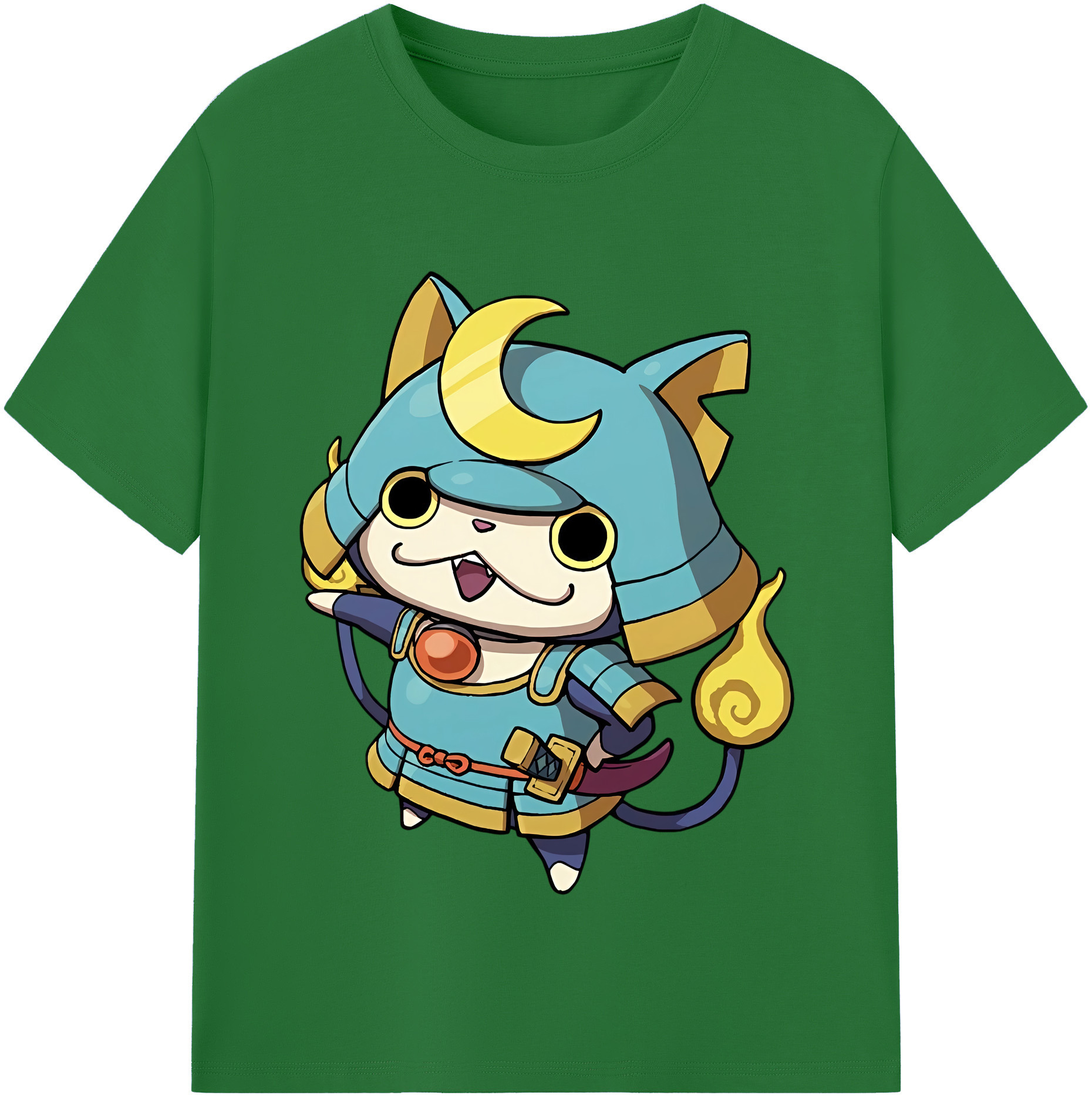 （画像用） 妖怪ウォッチ Yo-kai Watch 綿100％半袖Tシャツ（フロントプリント）