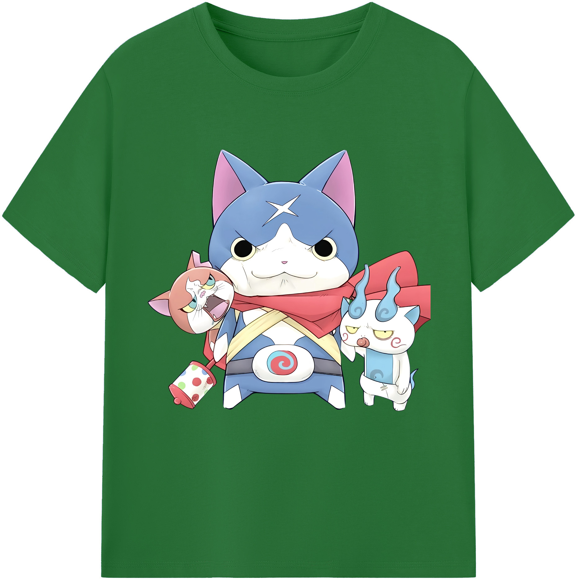 （画像用） 妖怪ウォッチ Yo-kai Watch 綿100％半袖Tシャツ（フロントプリント）
