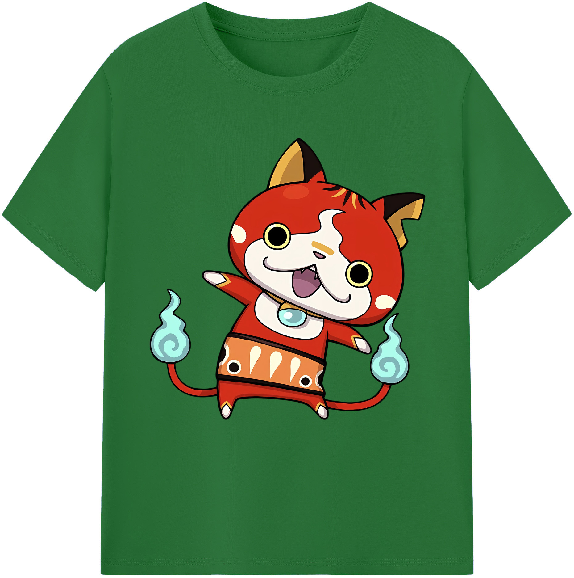 （画像用） 妖怪ウォッチ Yo-kai Watch 綿100％半袖Tシャツ（フロントプリント）