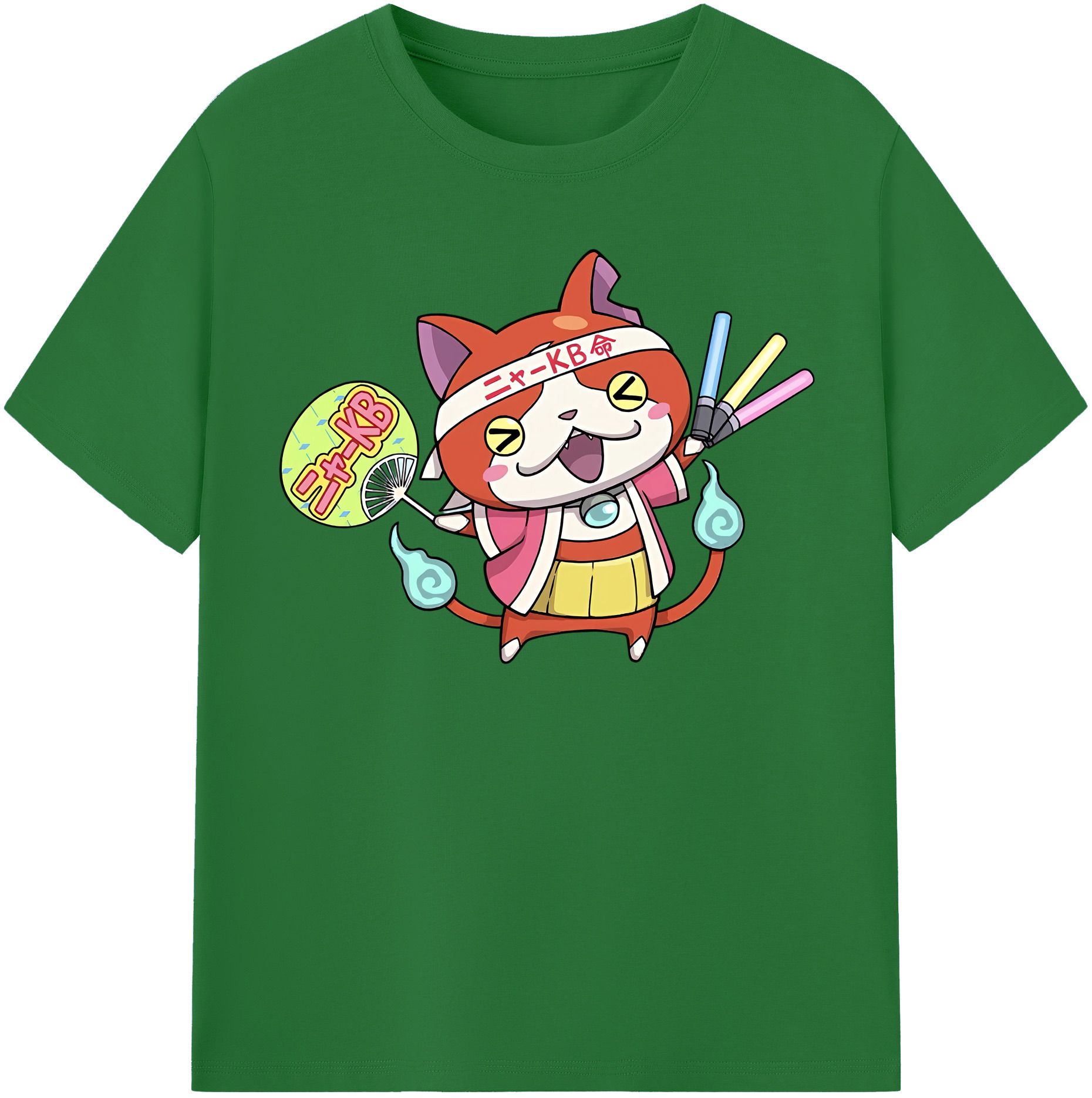 （画像用） 妖怪ウォッチ Yo-kai Watch 綿100％半袖Tシャツ（フロントプリント）