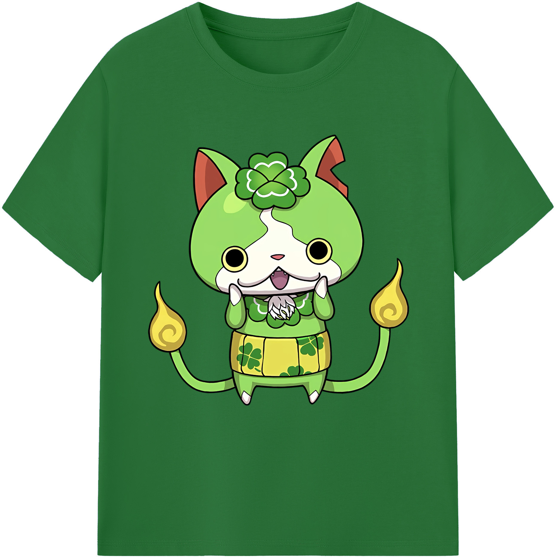（画像用） 妖怪ウォッチ Yo-kai Watch 綿100％半袖Tシャツ（フロントプリント）
