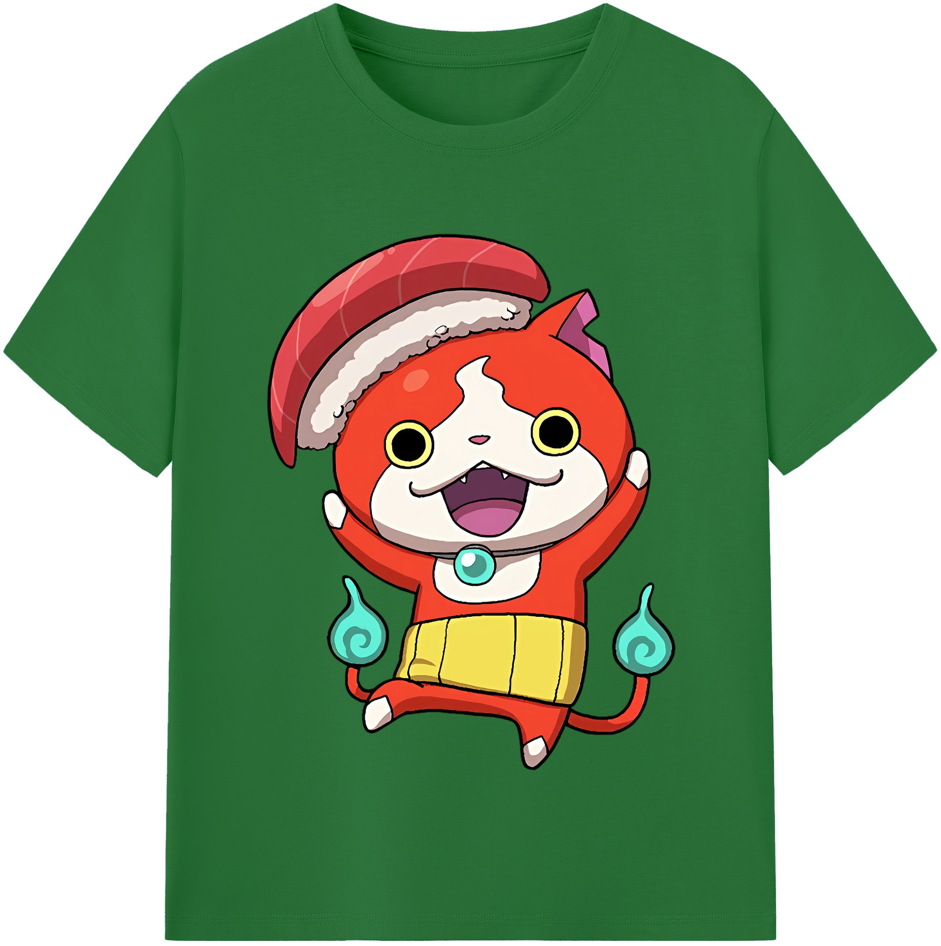 （画像用） 妖怪ウォッチ Yo-kai Watch 綿100％半袖Tシャツ（フロントプリント）