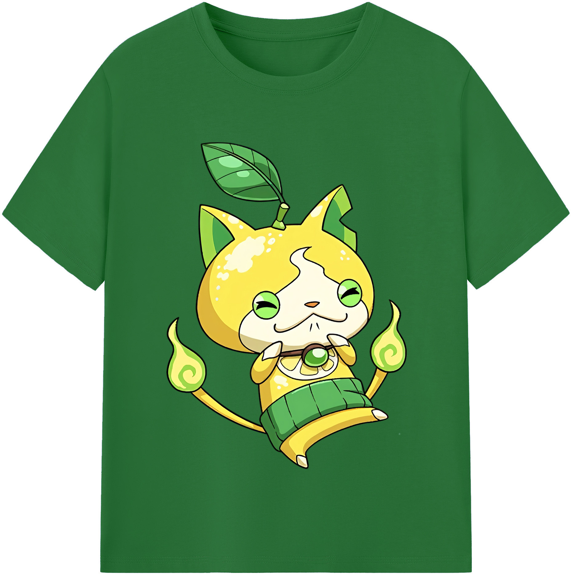 （画像用） 妖怪ウォッチ Yo-kai Watch 綿100％半袖Tシャツ（フロントプリント）