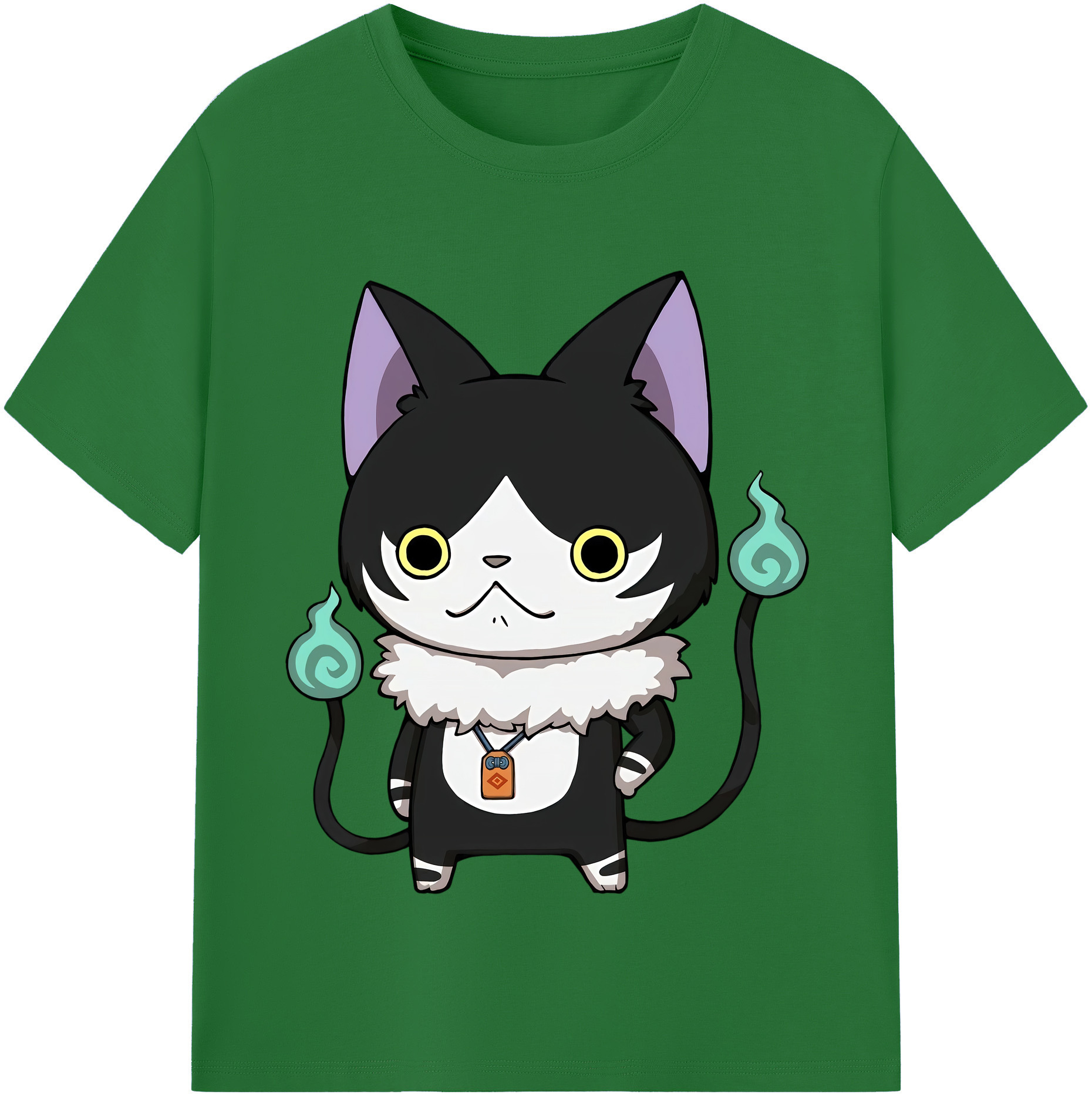 （画像用） 妖怪ウォッチ Yo-kai Watch 綿100％半袖Tシャツ（フロントプリント）