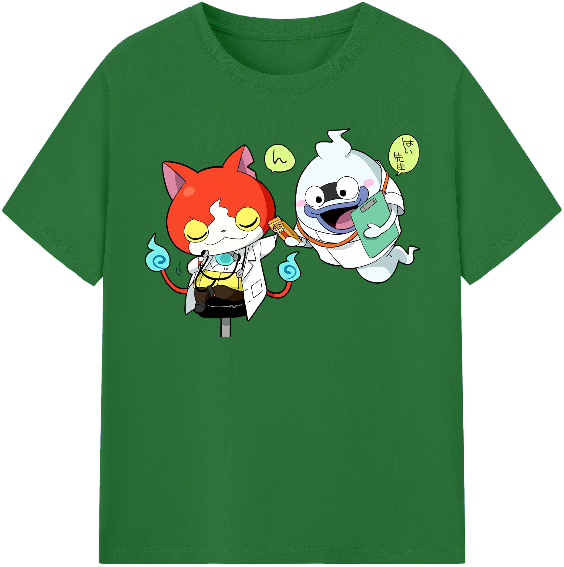（画像用） 妖怪ウォッチ Yo-kai Watch 綿100％半袖Tシャツ（フロントプリント）