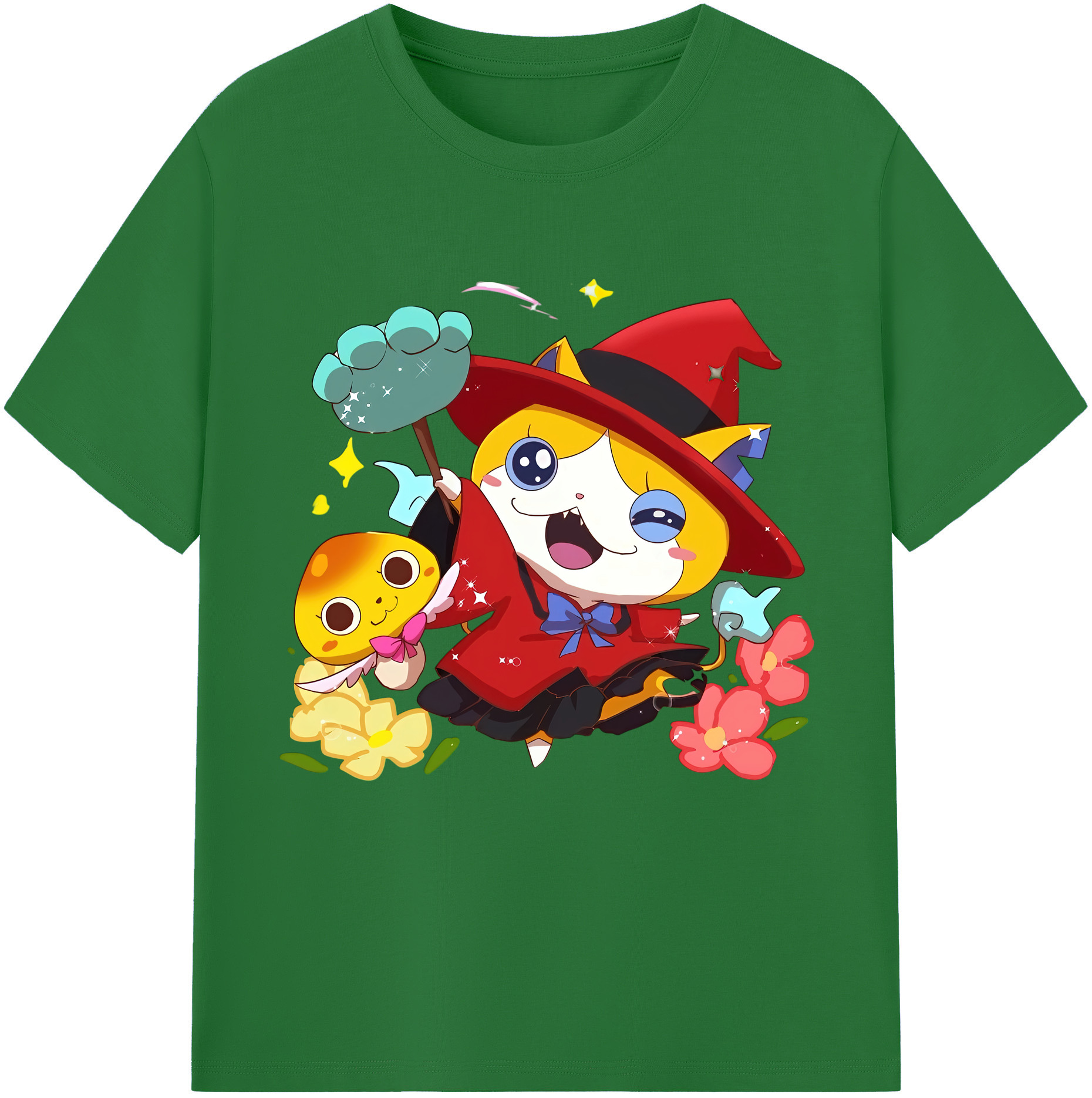 （画像用） 妖怪ウォッチ Yo-kai Watch 綿100％半袖Tシャツ（フロントプリント）