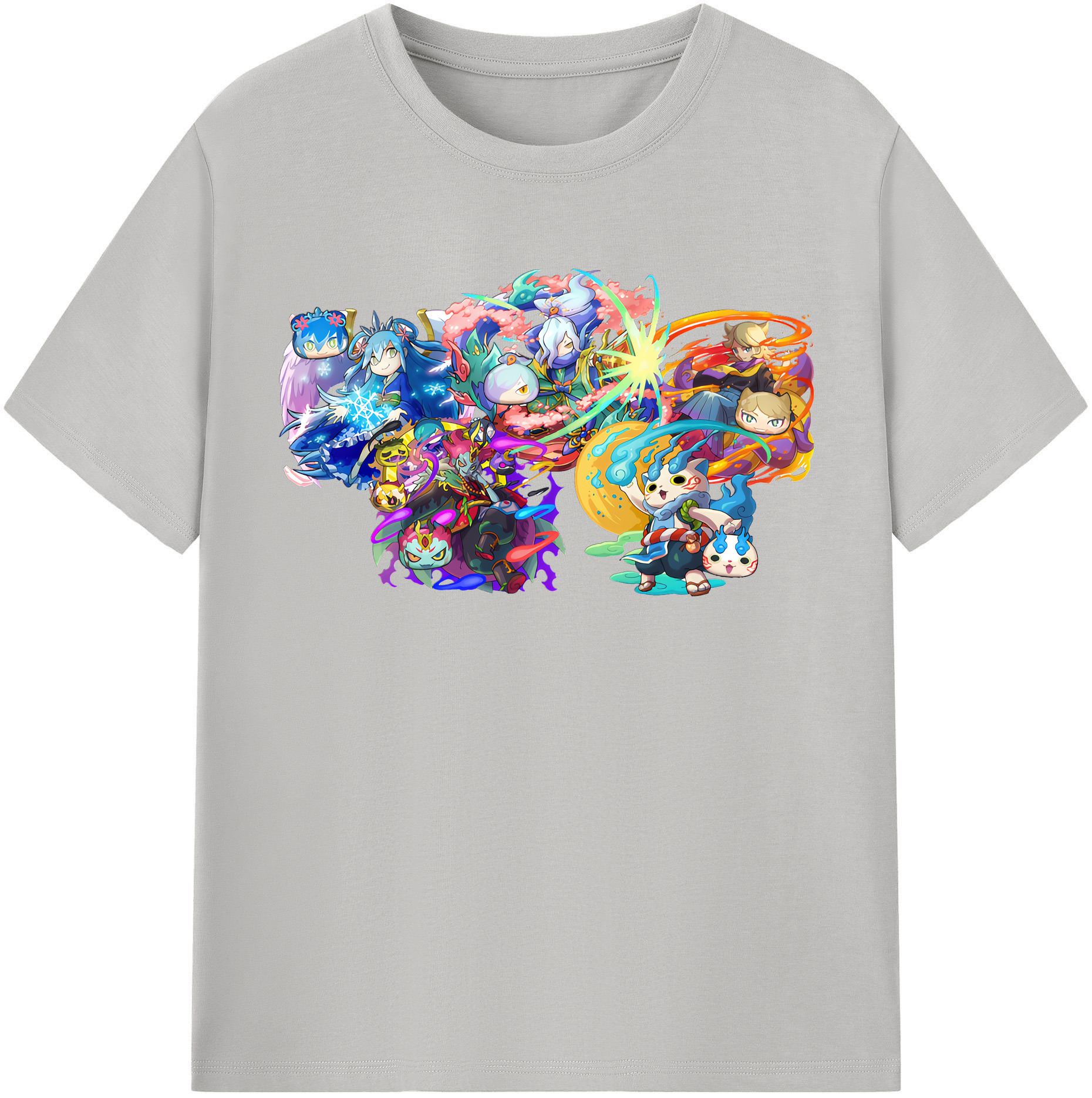 （画像用） 妖怪ウォッチ Yo-kai Watch 綿100％半袖Tシャツ（フロントプリント）