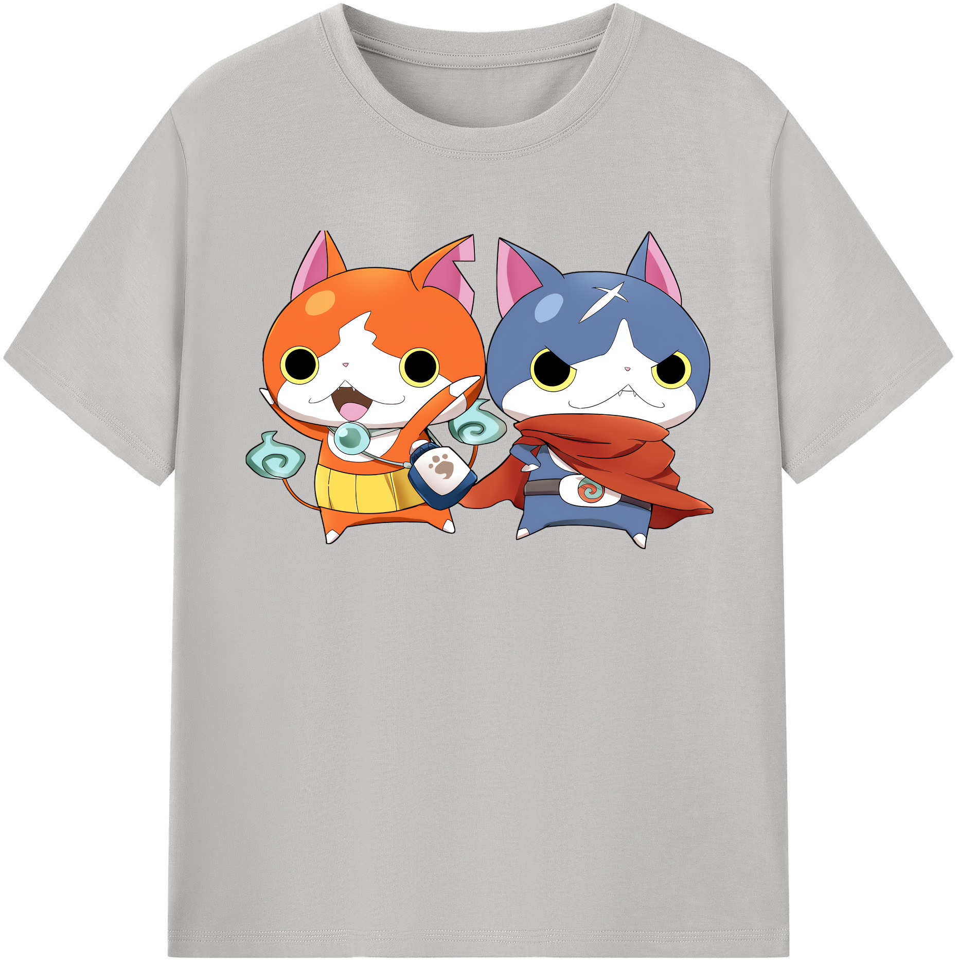（画像用） 妖怪ウォッチ Yo-kai Watch 綿100％半袖Tシャツ（フロントプリント）