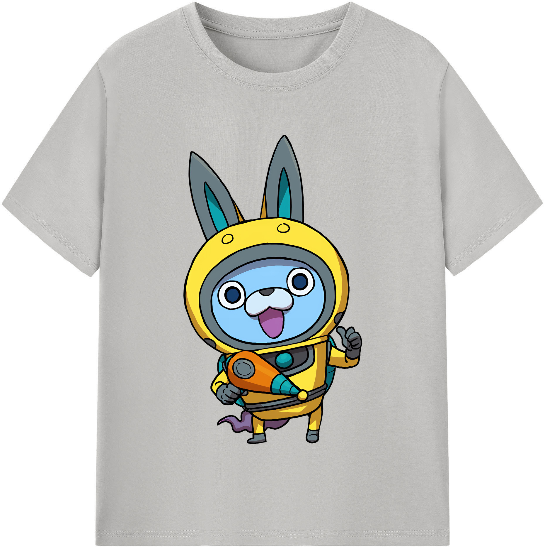 （画像用） 妖怪ウォッチ Yo-kai Watch 綿100％半袖Tシャツ（フロントプリント）