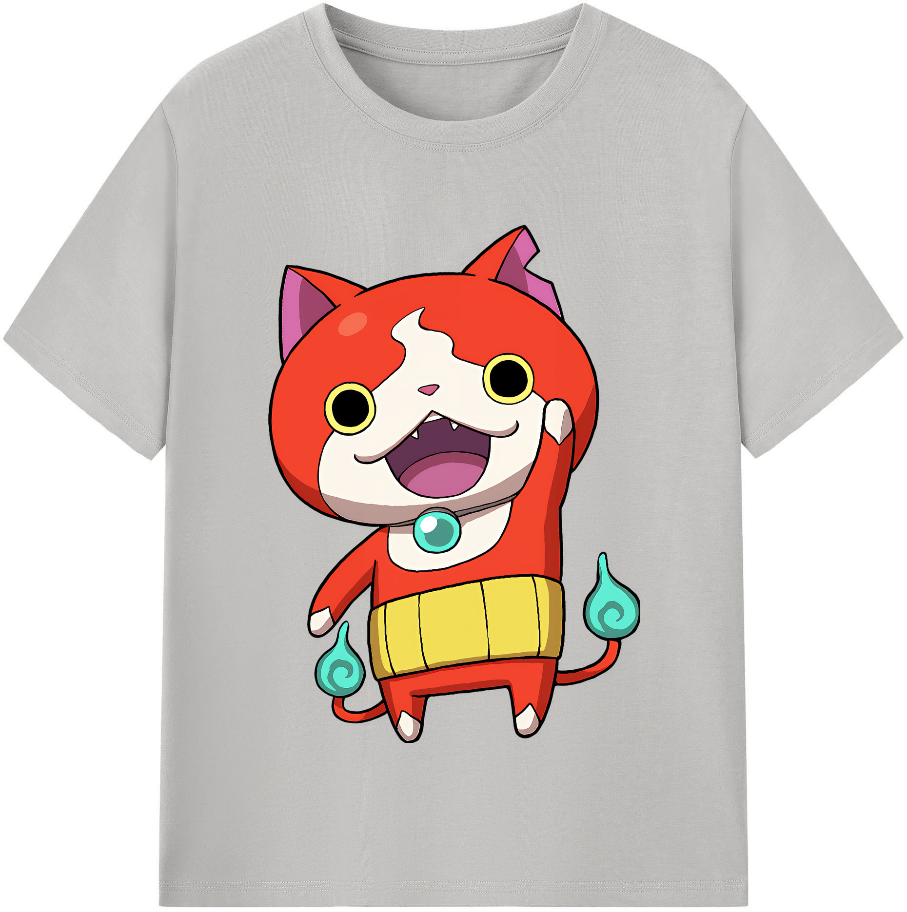 （画像用） 妖怪ウォッチ Yo-kai Watch 綿100％半袖Tシャツ（フロントプリント）