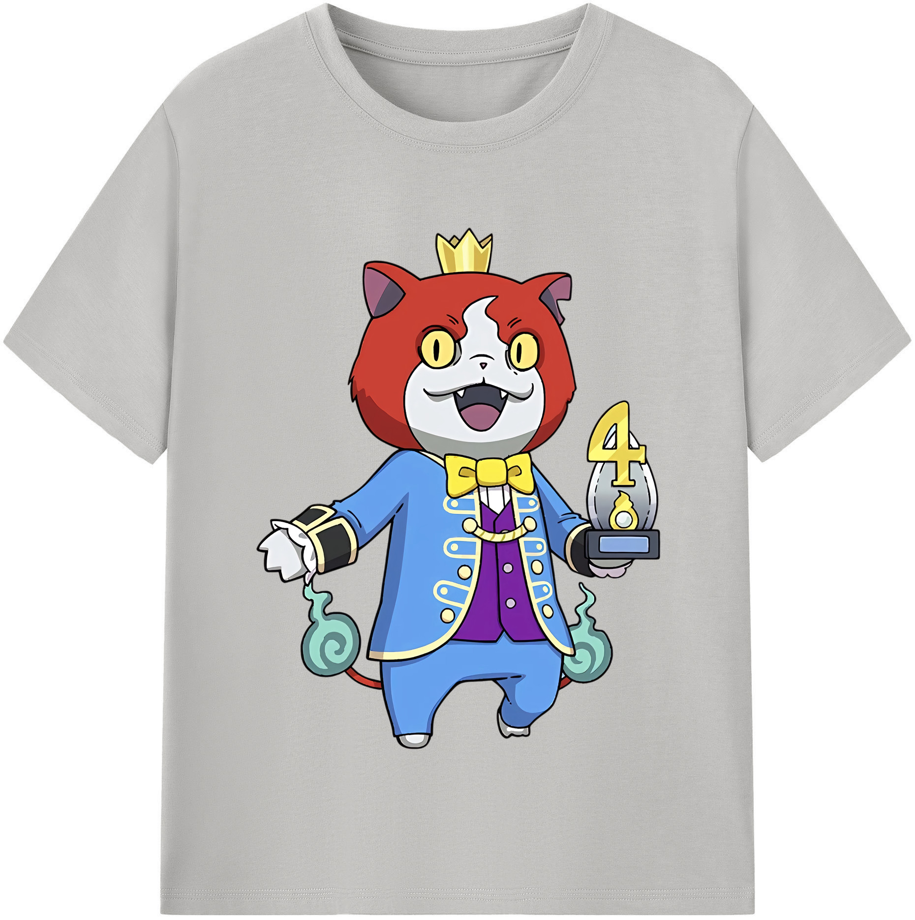 （画像用） 妖怪ウォッチ Yo-kai Watch 綿100％半袖Tシャツ（フロントプリント）