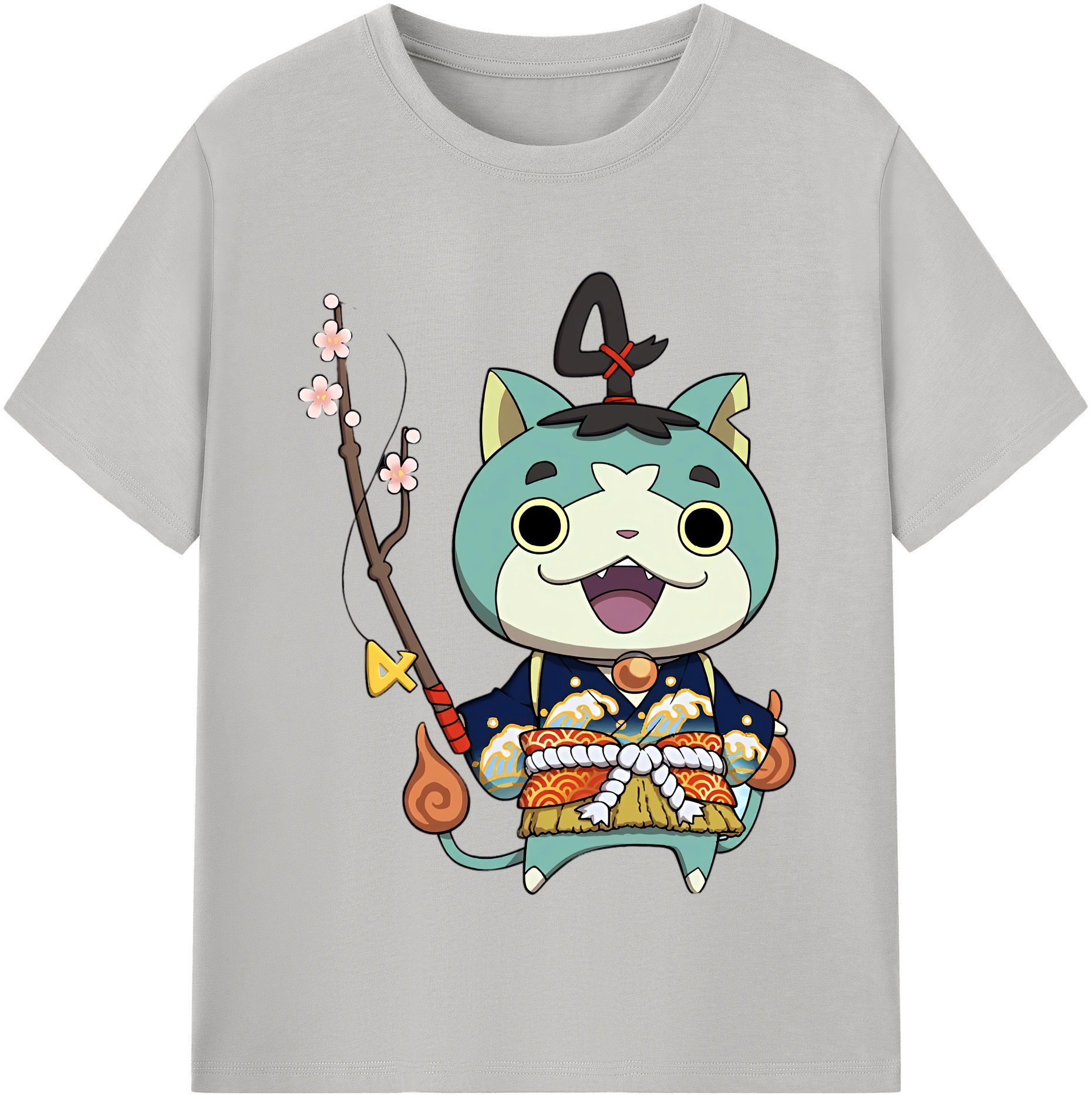 （画像用） 妖怪ウォッチ Yo-kai Watch 綿100％半袖Tシャツ（フロントプリント）