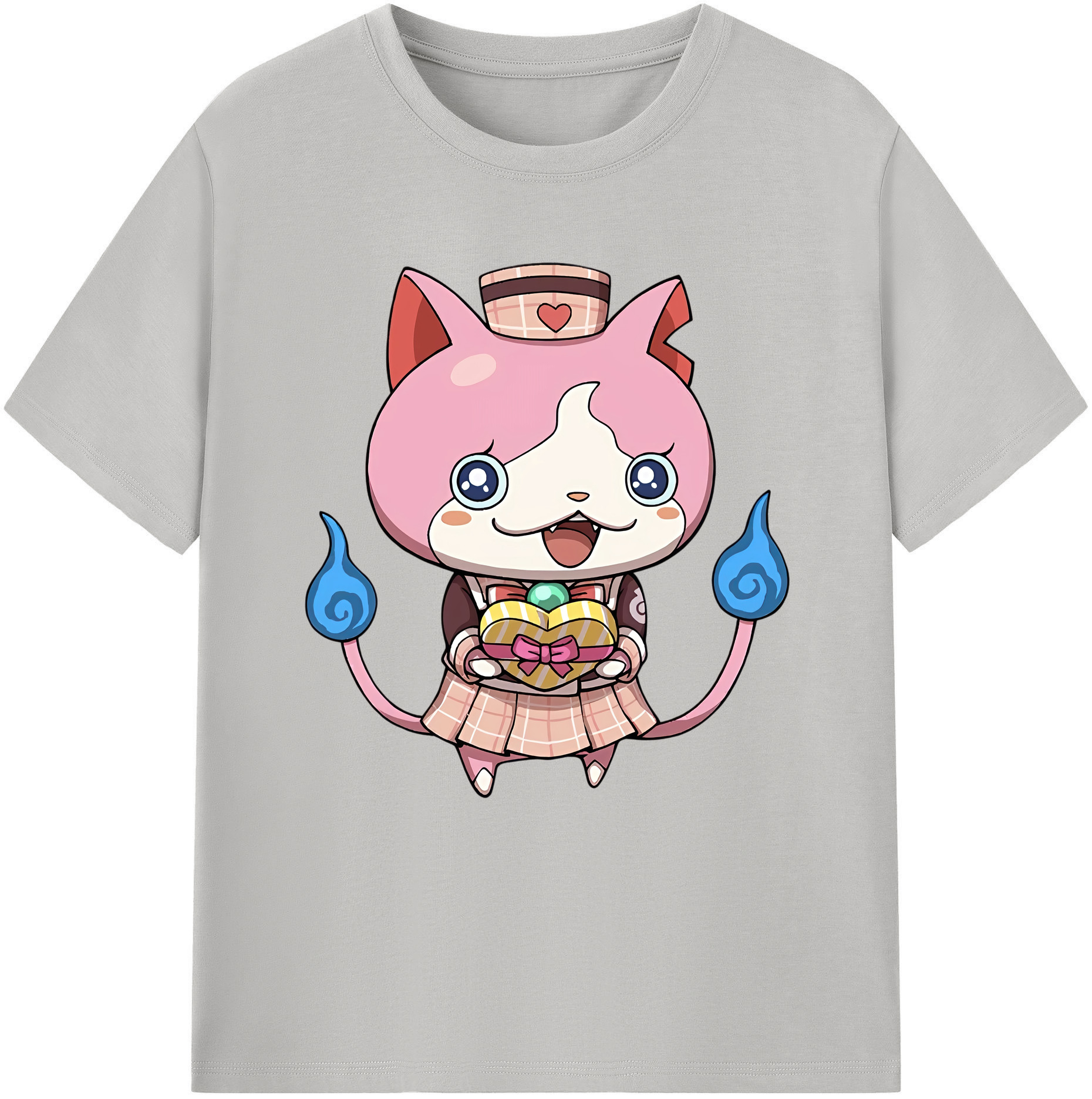 （画像用） 妖怪ウォッチ Yo-kai Watch 綿100％半袖Tシャツ（フロントプリント）