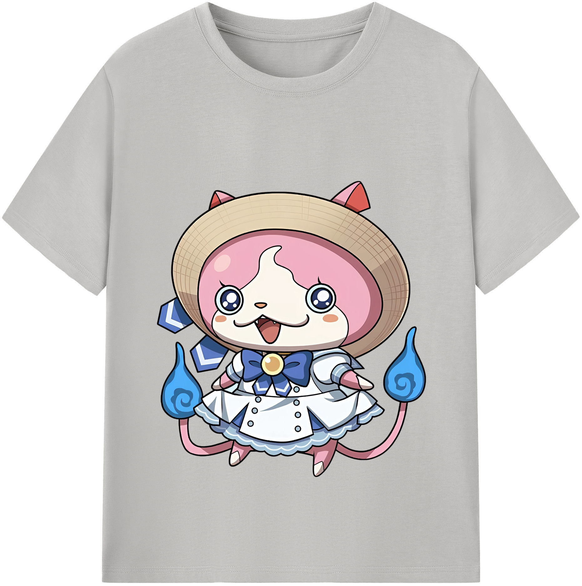 （画像用） 妖怪ウォッチ Yo-kai Watch 綿100％半袖Tシャツ（フロントプリント）