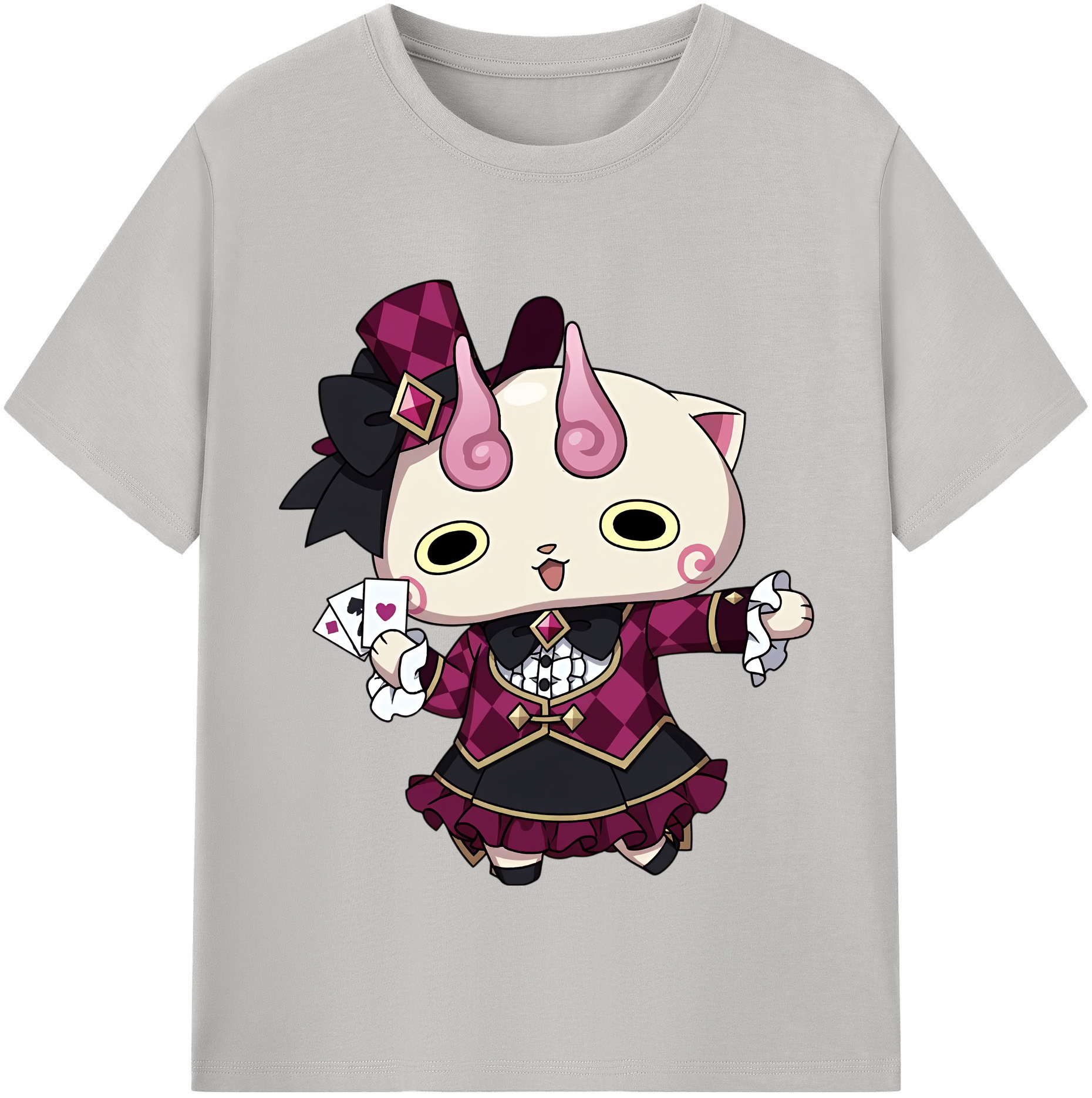 （画像用） 妖怪ウォッチ Yo-kai Watch 綿100％半袖Tシャツ（フロントプリント）