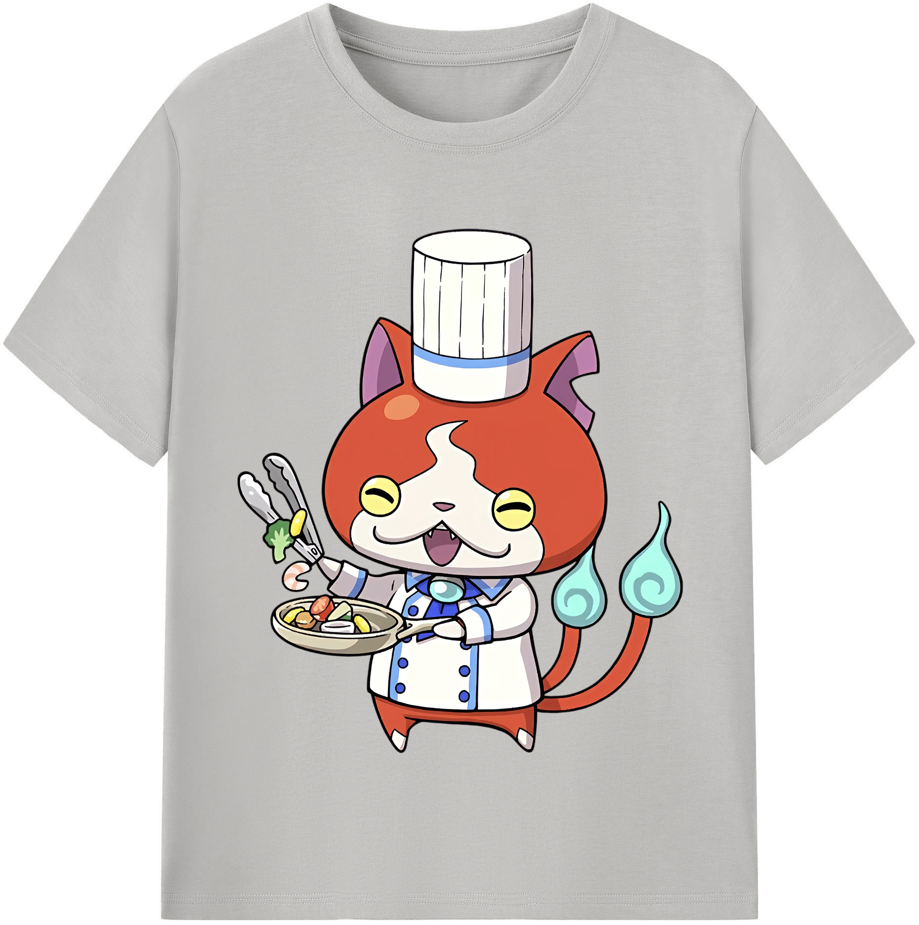 （画像用） 妖怪ウォッチ Yo-kai Watch 綿100％半袖Tシャツ（フロントプリント）