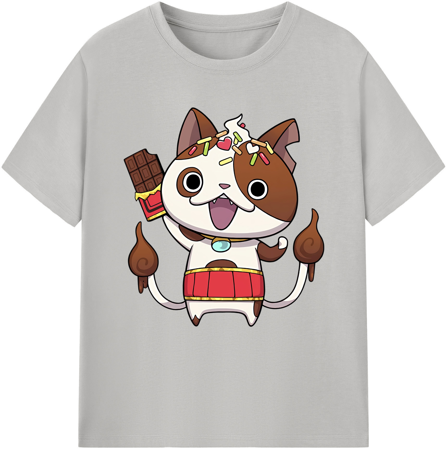 （画像用） 妖怪ウォッチ Yo-kai Watch 綿100％半袖Tシャツ（フロントプリント）