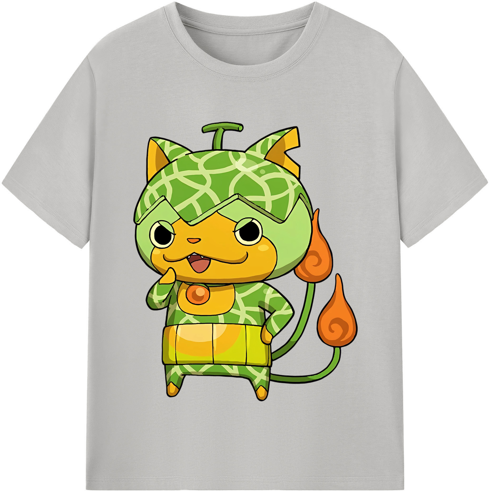 （画像用） 妖怪ウォッチ Yo-kai Watch 綿100％半袖Tシャツ（フロントプリント）