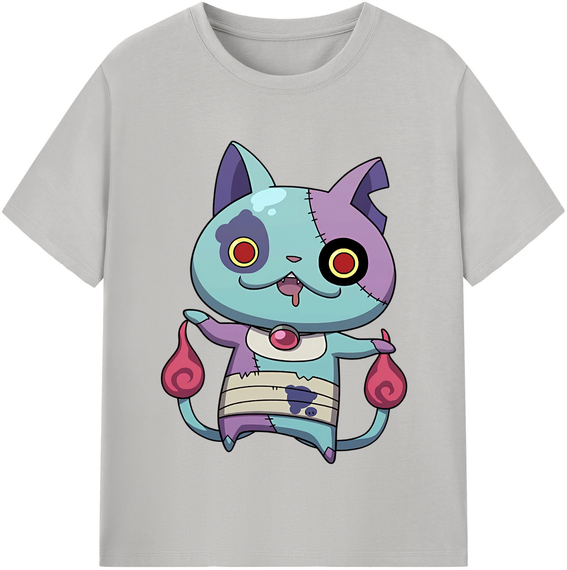 （画像用） 妖怪ウォッチ Yo-kai Watch 綿100％半袖Tシャツ（フロントプリント）