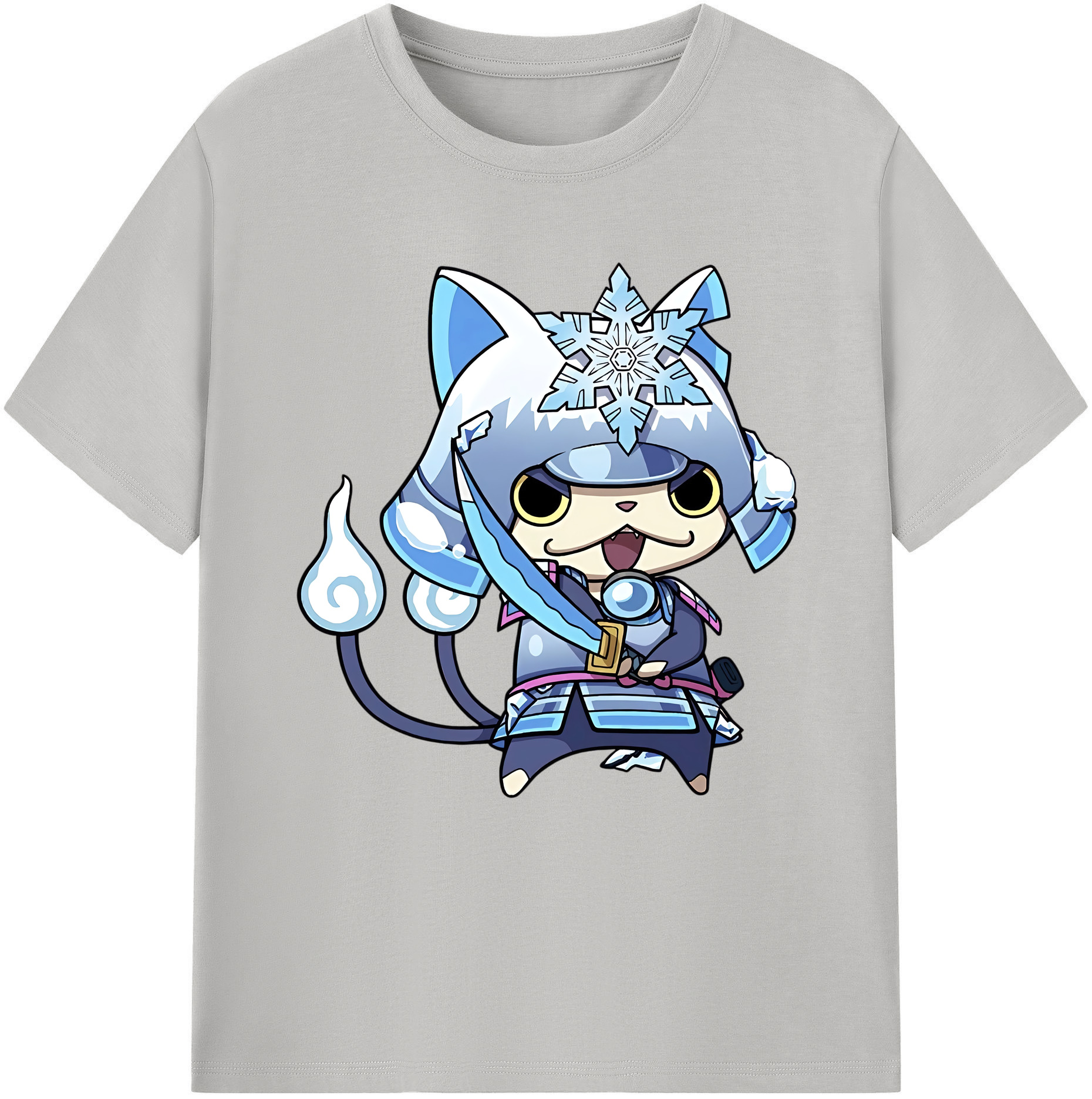 （画像用） 妖怪ウォッチ Yo-kai Watch 綿100％半袖Tシャツ（フロントプリント）