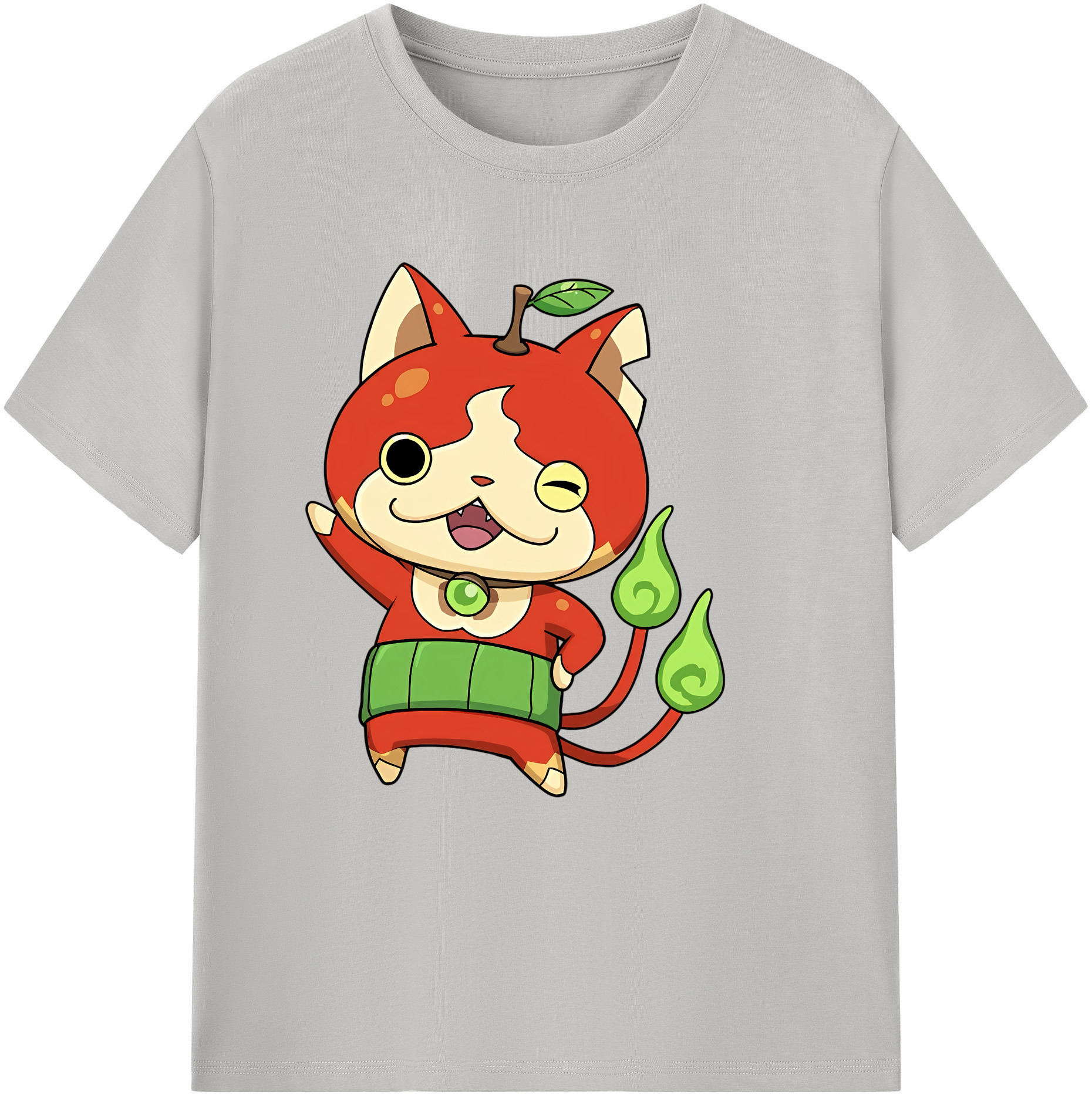 （画像用） 妖怪ウォッチ Yo-kai Watch 綿100％半袖Tシャツ（フロントプリント）