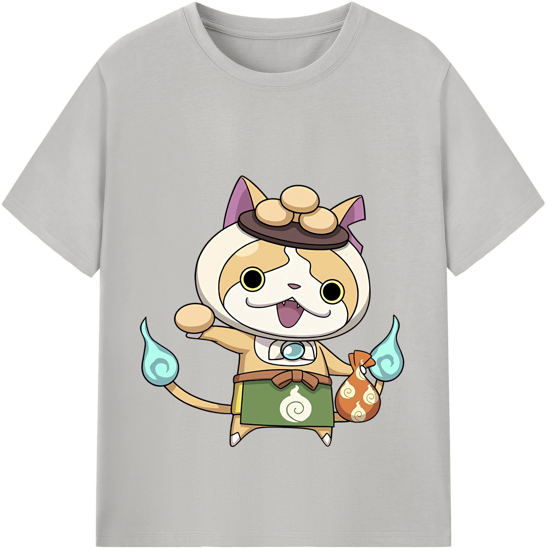（画像用） 妖怪ウォッチ Yo-kai Watch 綿100％半袖Tシャツ（フロントプリント）