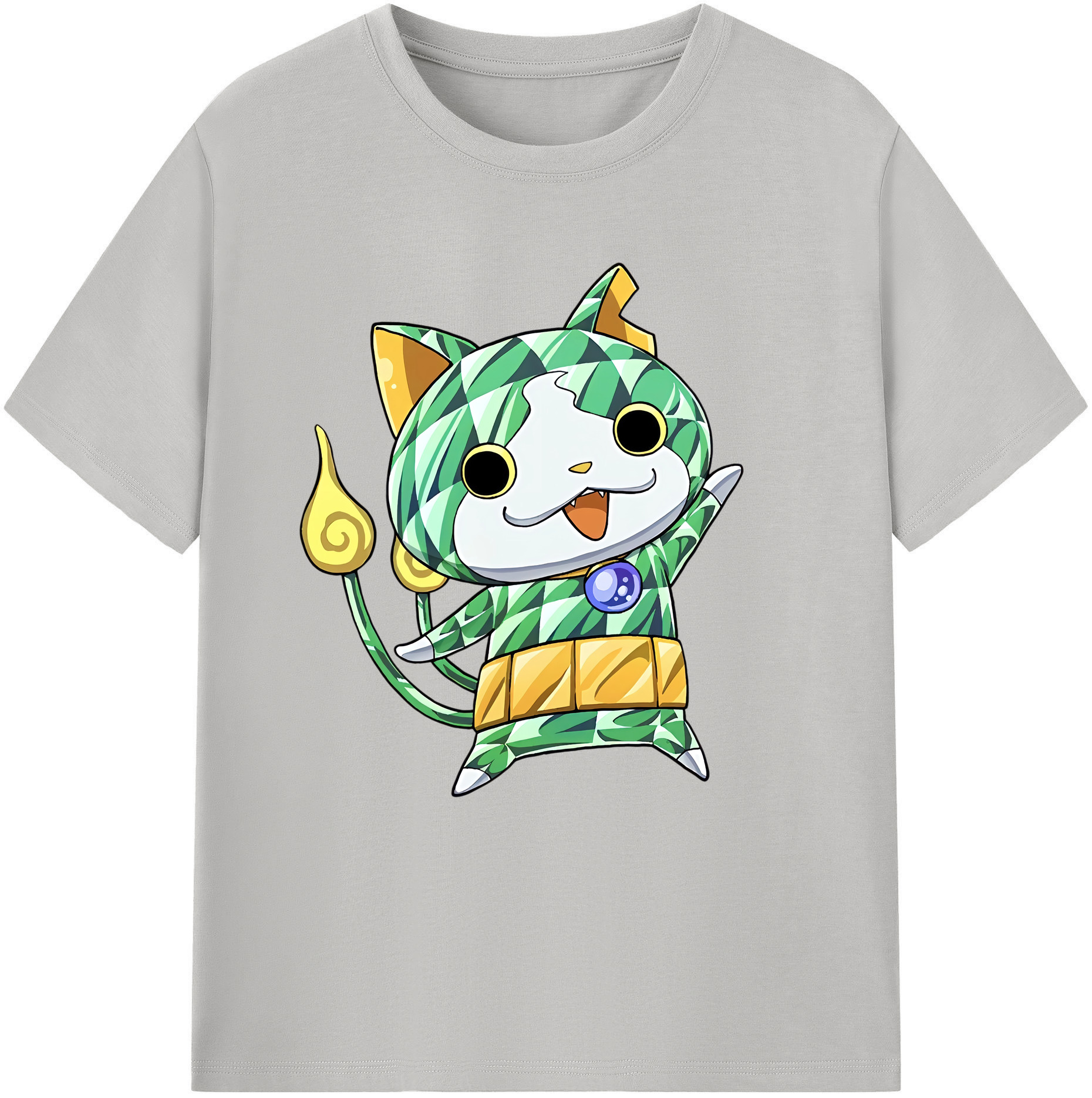 （画像用） 妖怪ウォッチ Yo-kai Watch 綿100％半袖Tシャツ（フロントプリント）