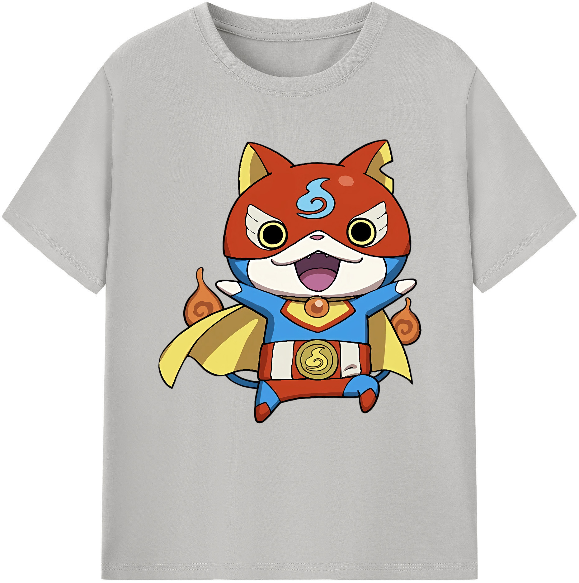 （画像用） 妖怪ウォッチ Yo-kai Watch 綿100％半袖Tシャツ（フロントプリント）