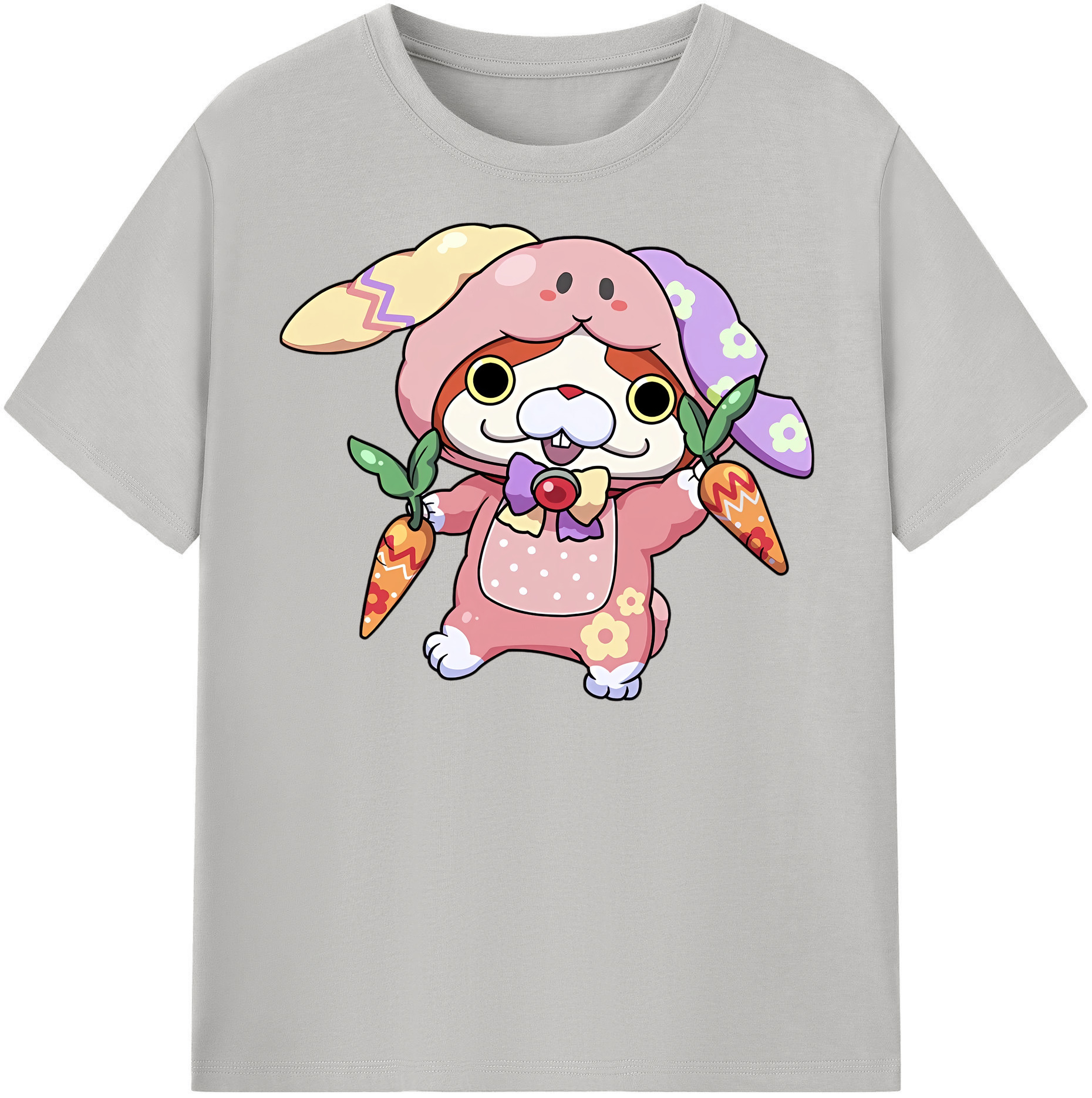（画像用） 妖怪ウォッチ Yo-kai Watch 綿100％半袖Tシャツ（フロントプリント）