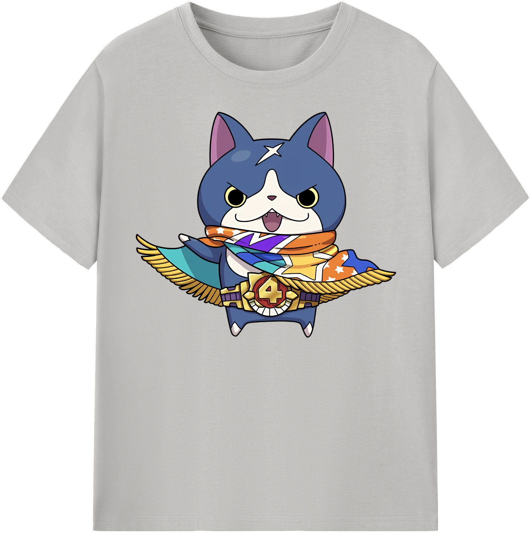 （画像用） 妖怪ウォッチ Yo-kai Watch 綿100％半袖Tシャツ（フロントプリント）