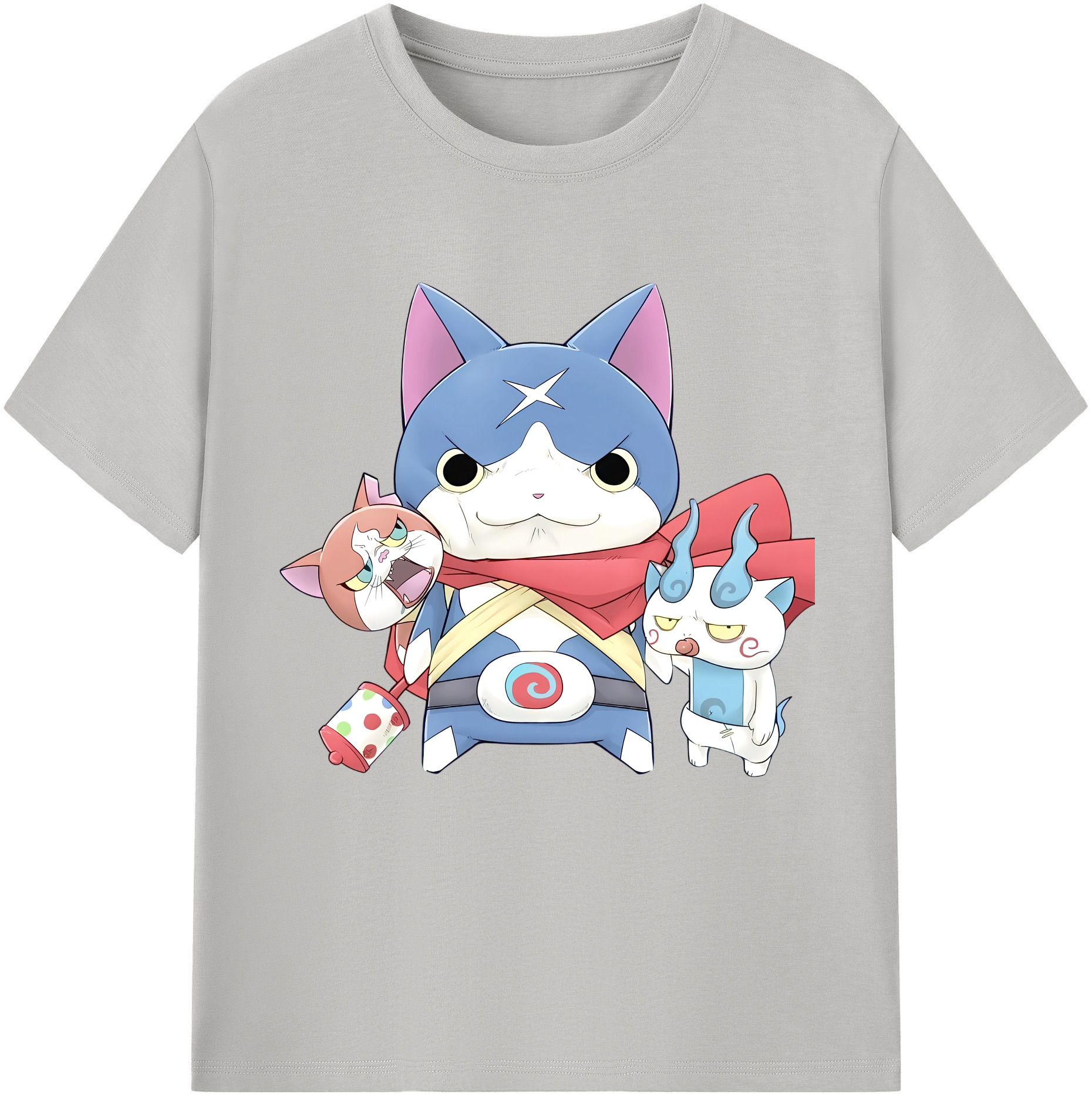 （画像用） 妖怪ウォッチ Yo-kai Watch 綿100％半袖Tシャツ（フロントプリント）