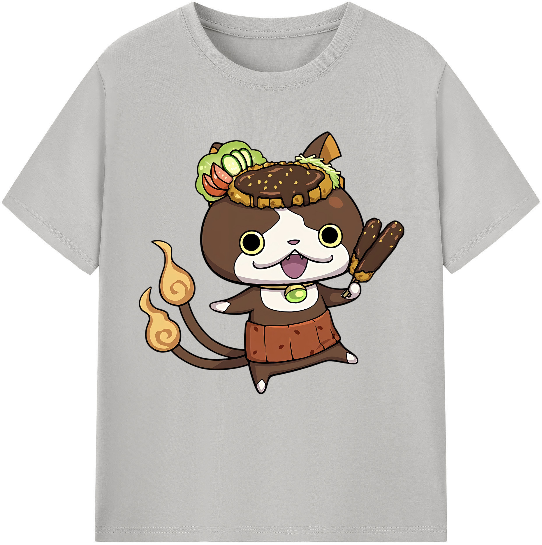 （画像用） 妖怪ウォッチ Yo-kai Watch 綿100％半袖Tシャツ（フロントプリント）