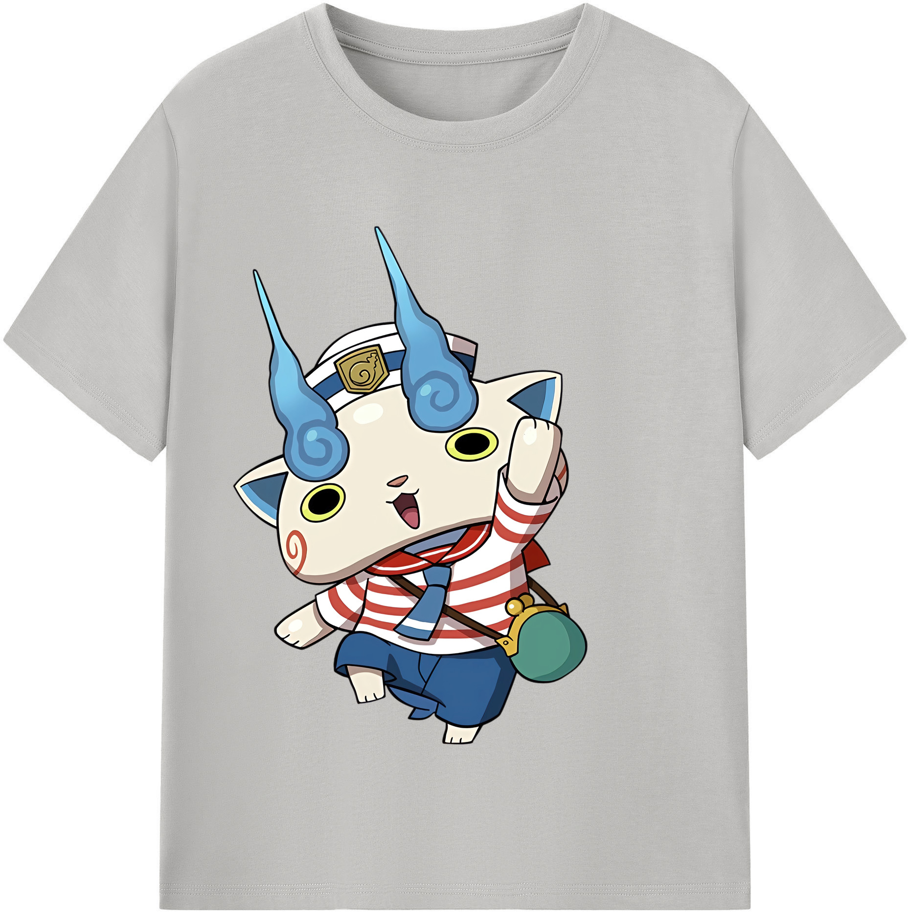 （画像用） 妖怪ウォッチ Yo-kai Watch 綿100％半袖Tシャツ（フロントプリント）