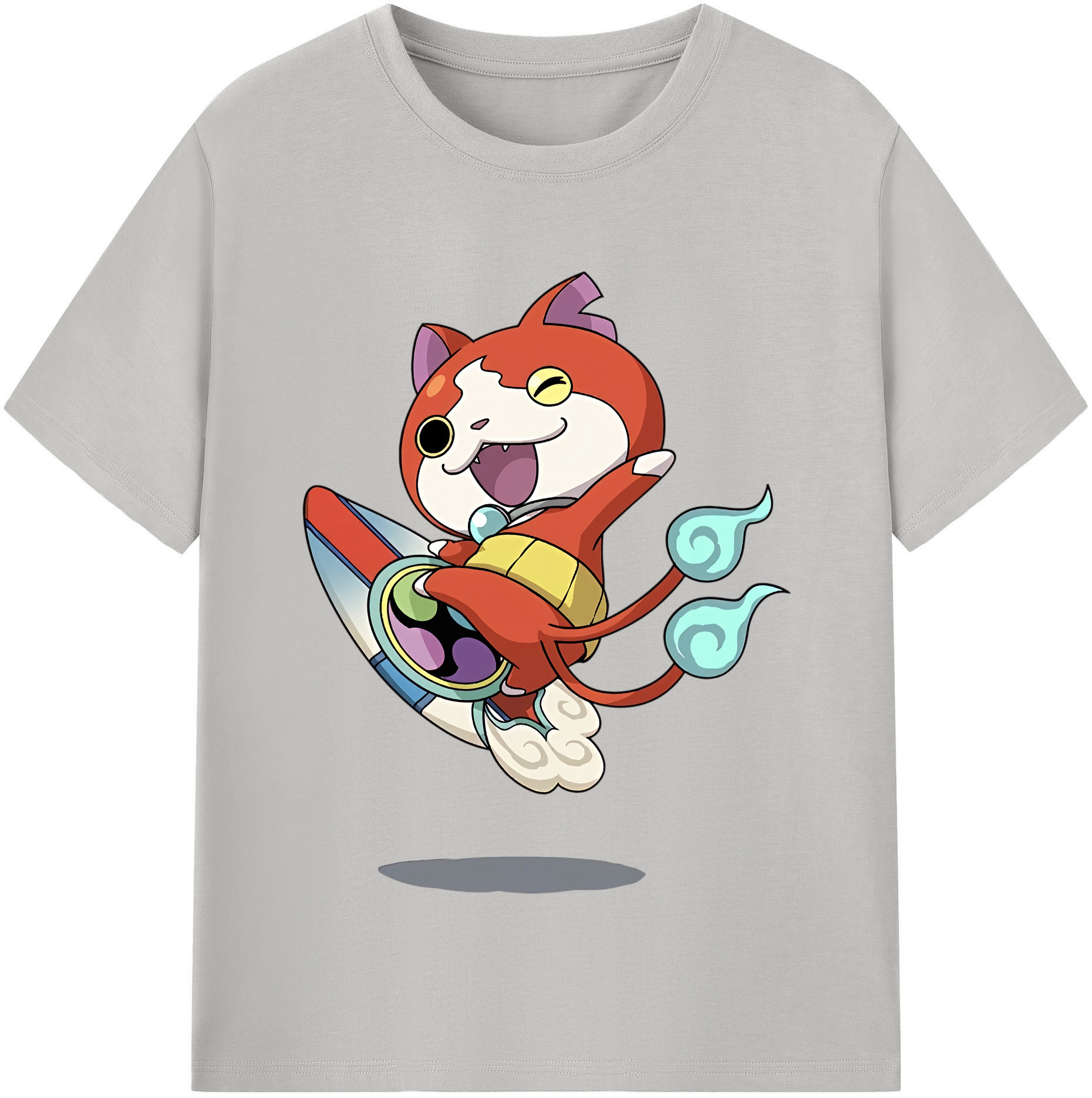 （画像用） 妖怪ウォッチ Yo-kai Watch 綿100％半袖Tシャツ（フロントプリント）
