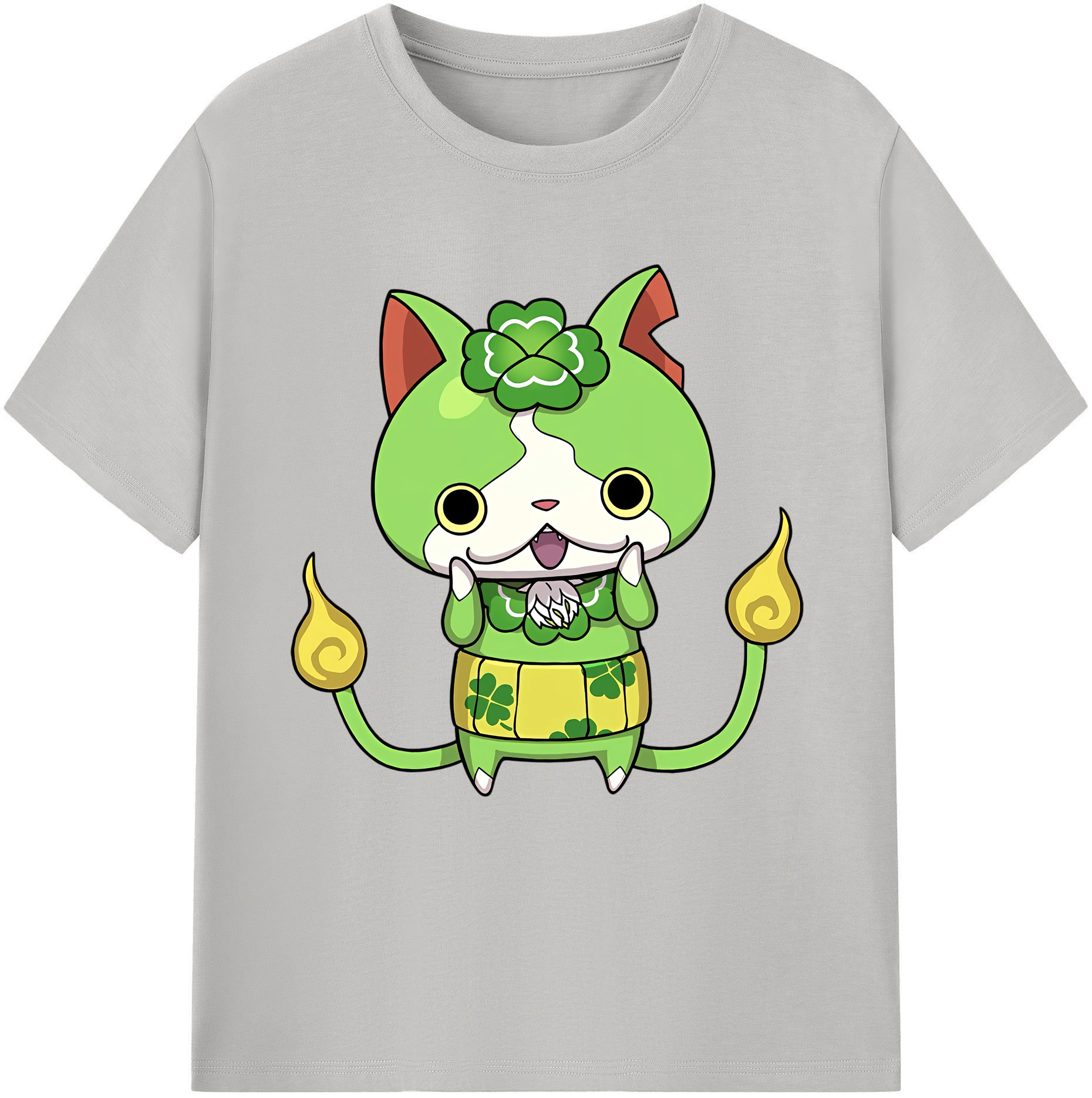 （画像用） 妖怪ウォッチ Yo-kai Watch 綿100％半袖Tシャツ（フロントプリント）