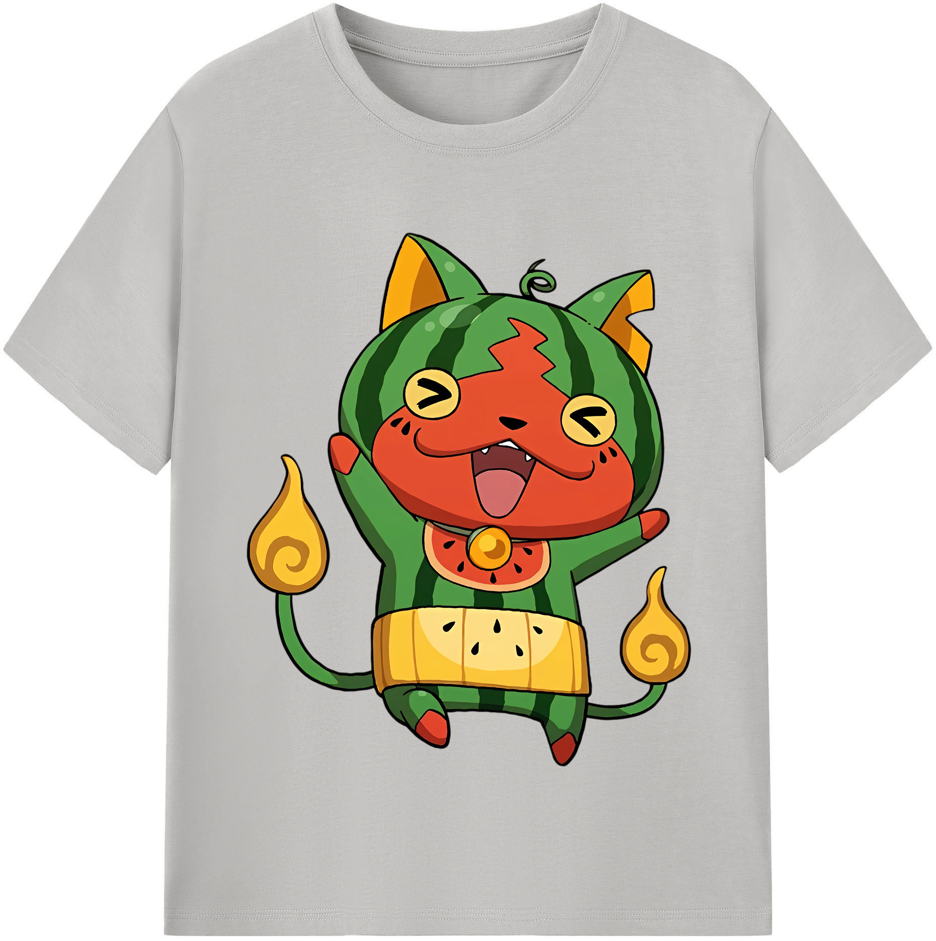 （画像用） 妖怪ウォッチ Yo-kai Watch 綿100％半袖Tシャツ（フロントプリント）