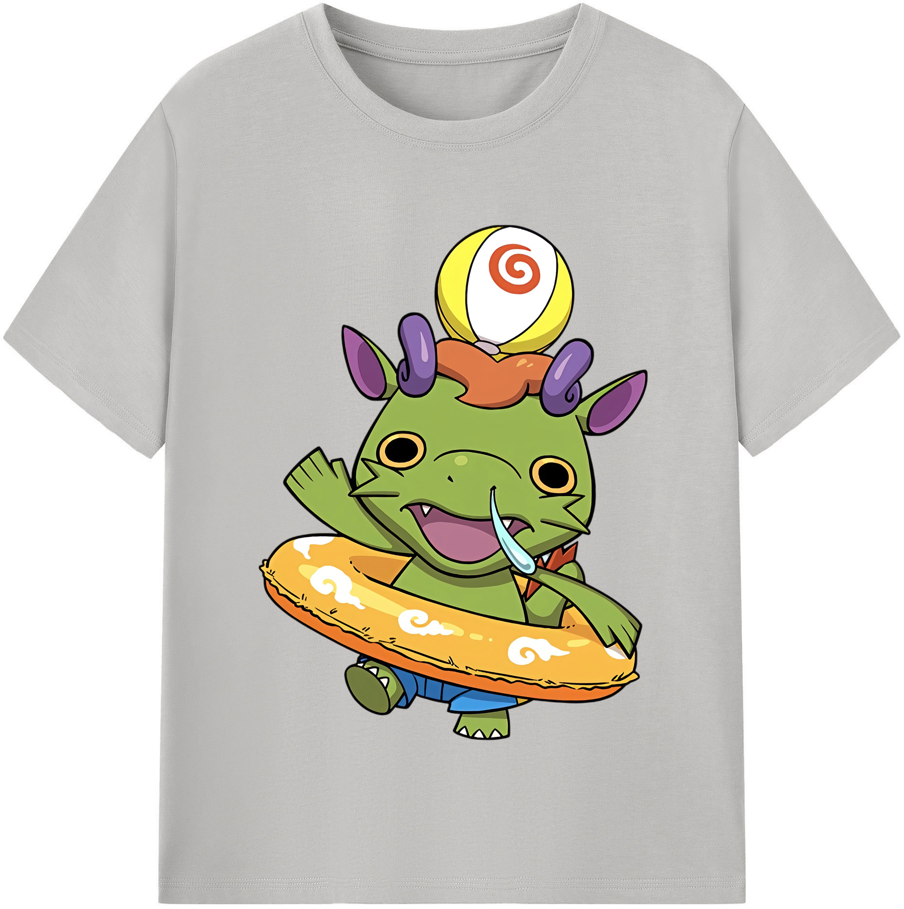 （画像用） 妖怪ウォッチ Yo-kai Watch 綿100％半袖Tシャツ（フロントプリント）