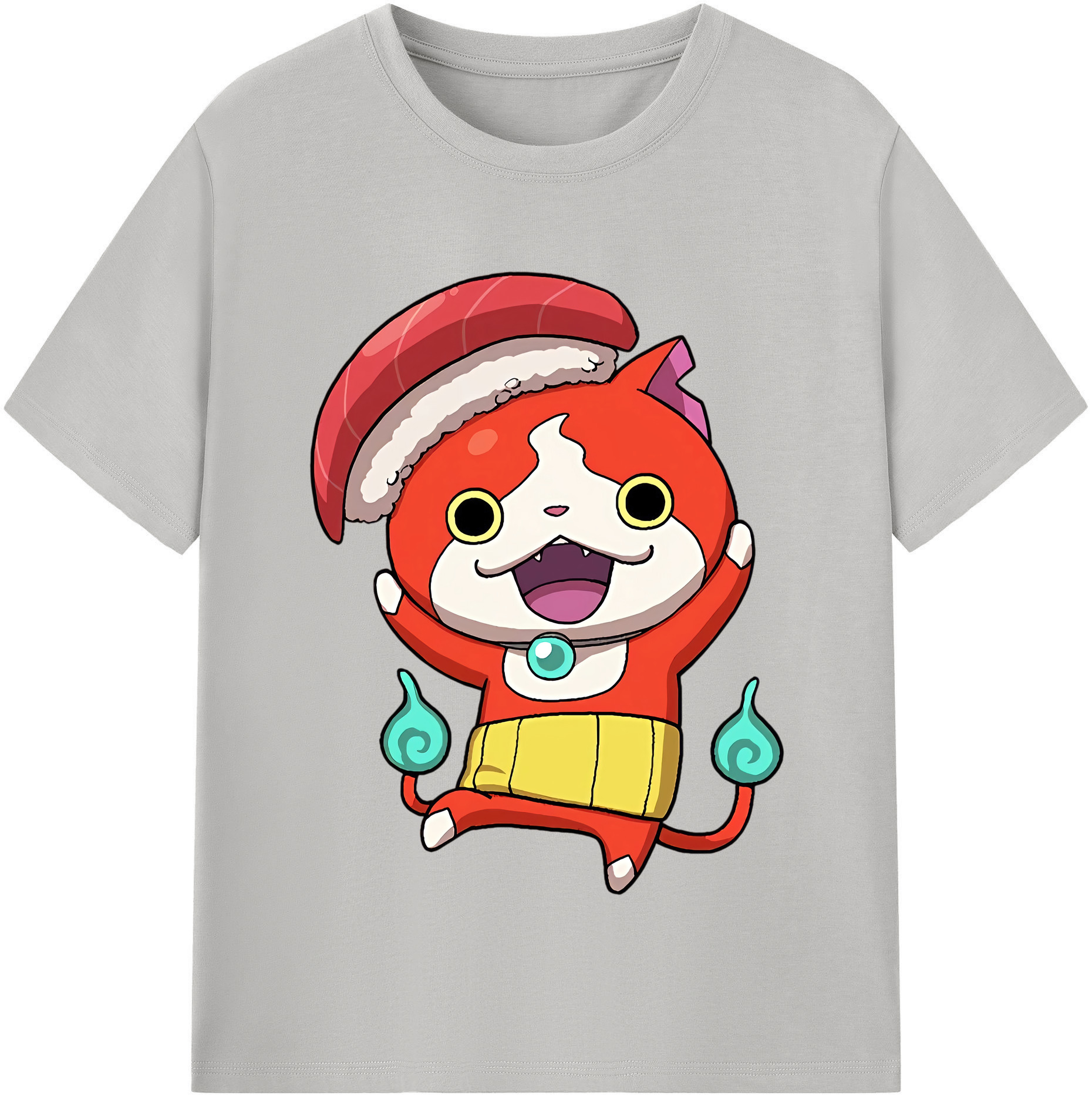 （画像用） 妖怪ウォッチ Yo-kai Watch 綿100％半袖Tシャツ（フロントプリント）