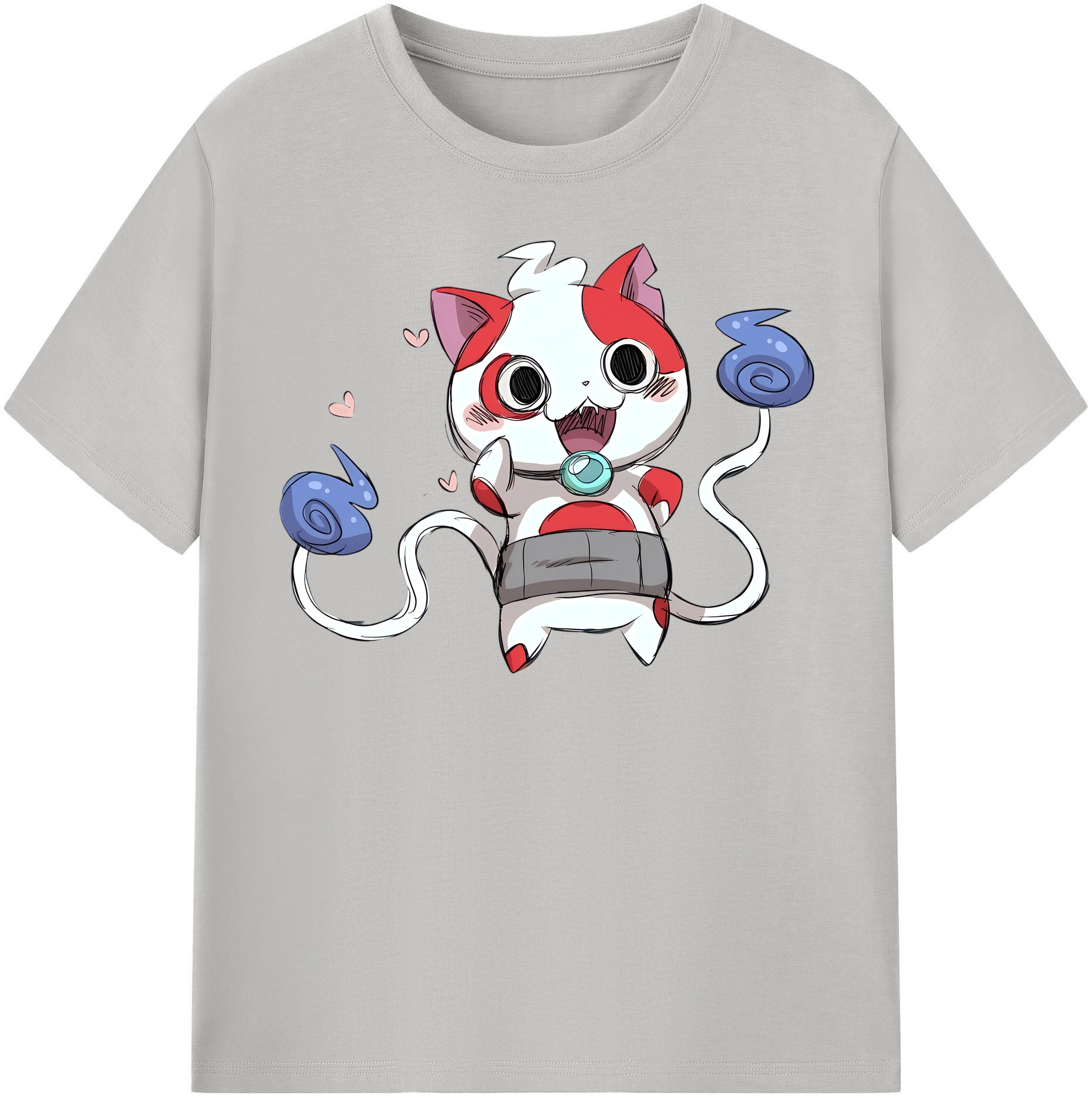 （画像用） 妖怪ウォッチ Yo-kai Watch 綿100％半袖Tシャツ（フロントプリント）
