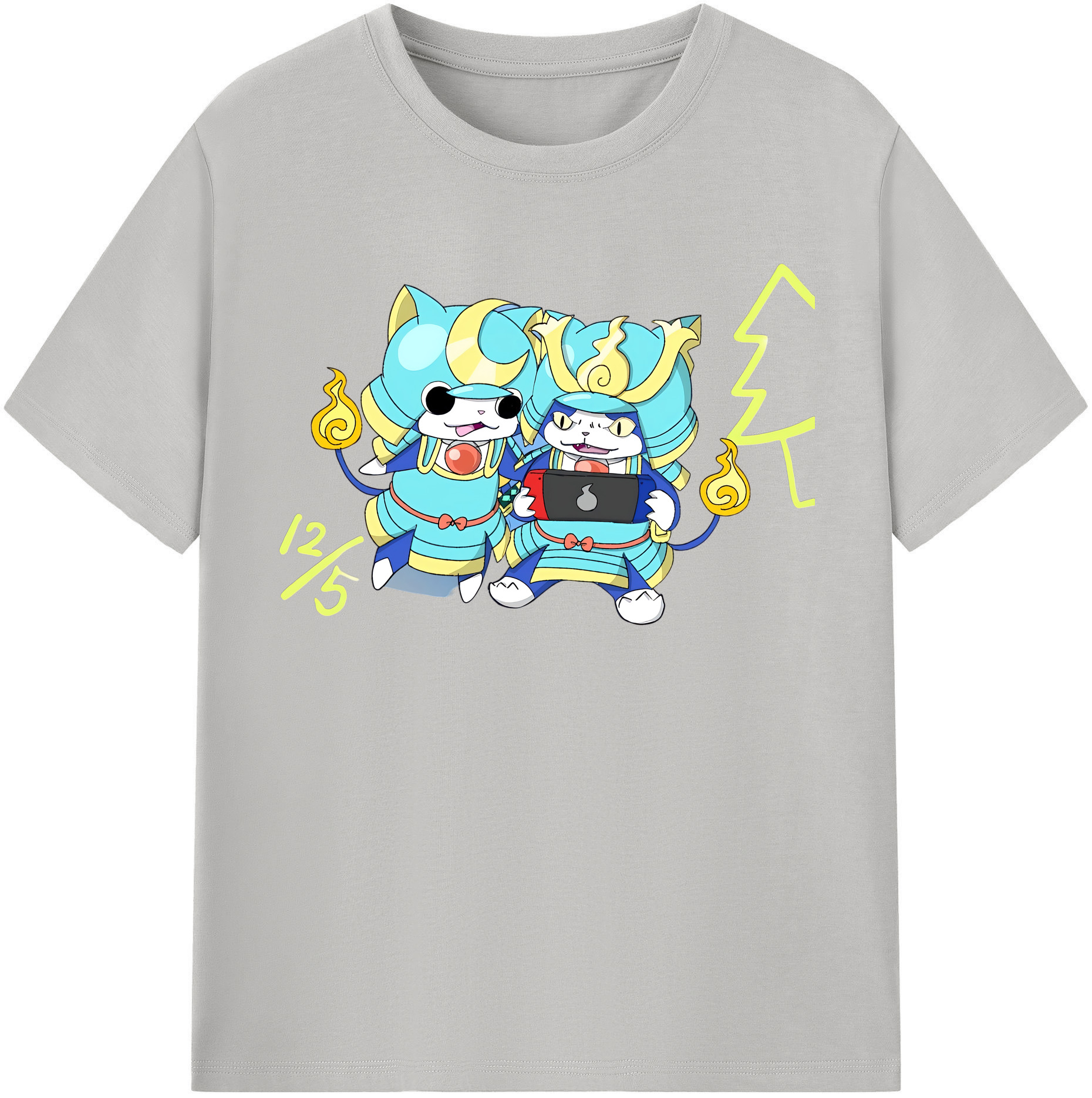（画像用） 妖怪ウォッチ Yo-kai Watch 綿100％半袖Tシャツ（フロントプリント）