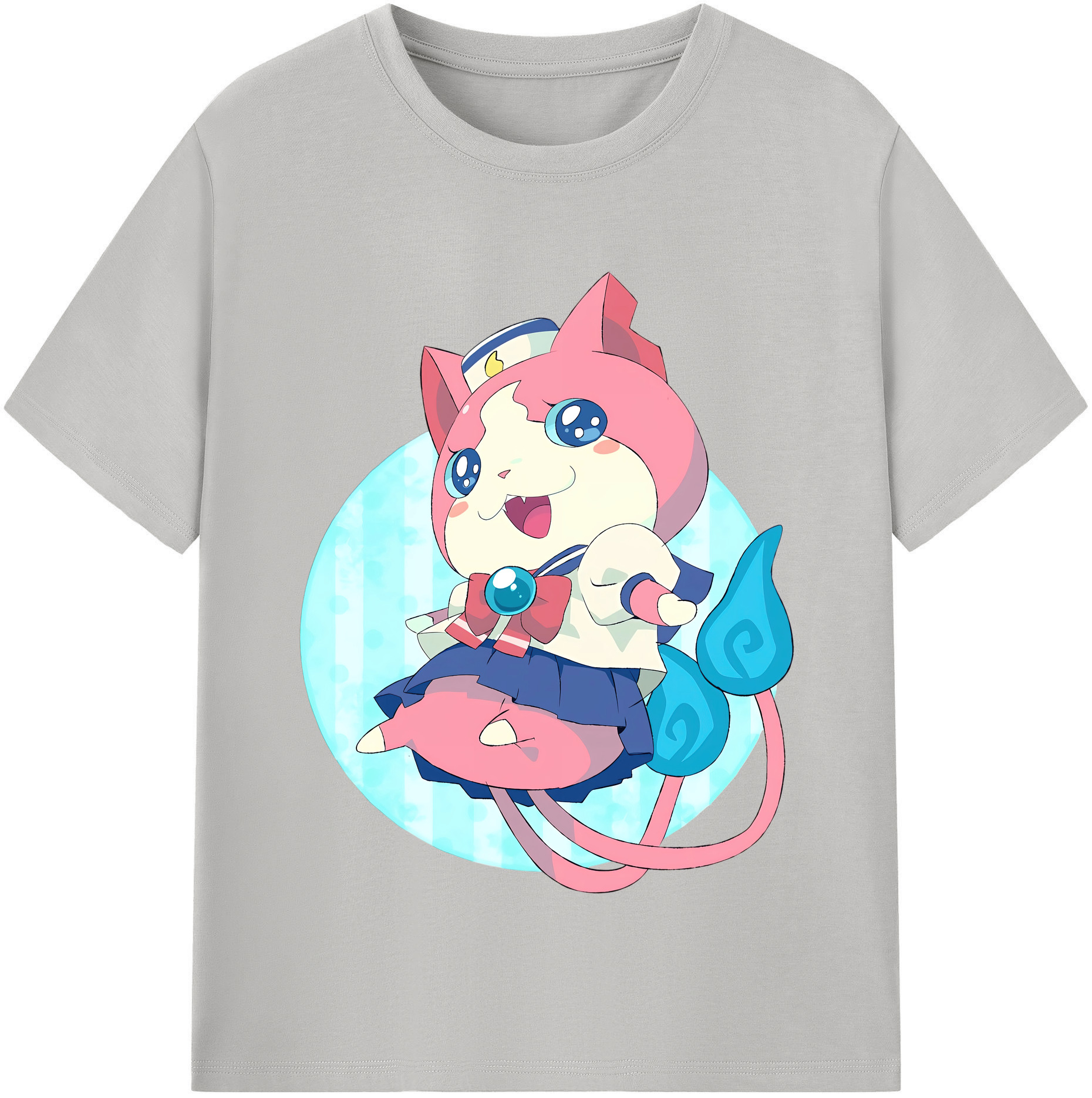 （画像用） 妖怪ウォッチ Yo-kai Watch 綿100％半袖Tシャツ（フロントプリント）