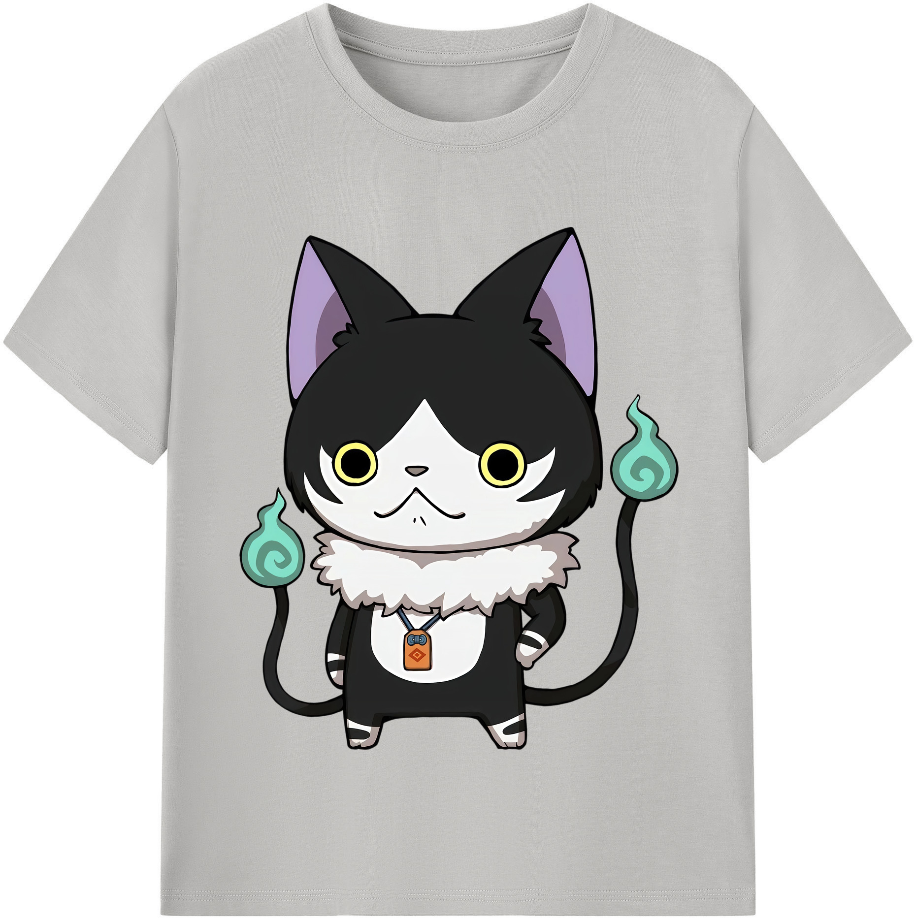 （画像用） 妖怪ウォッチ Yo-kai Watch 綿100％半袖Tシャツ（フロントプリント）